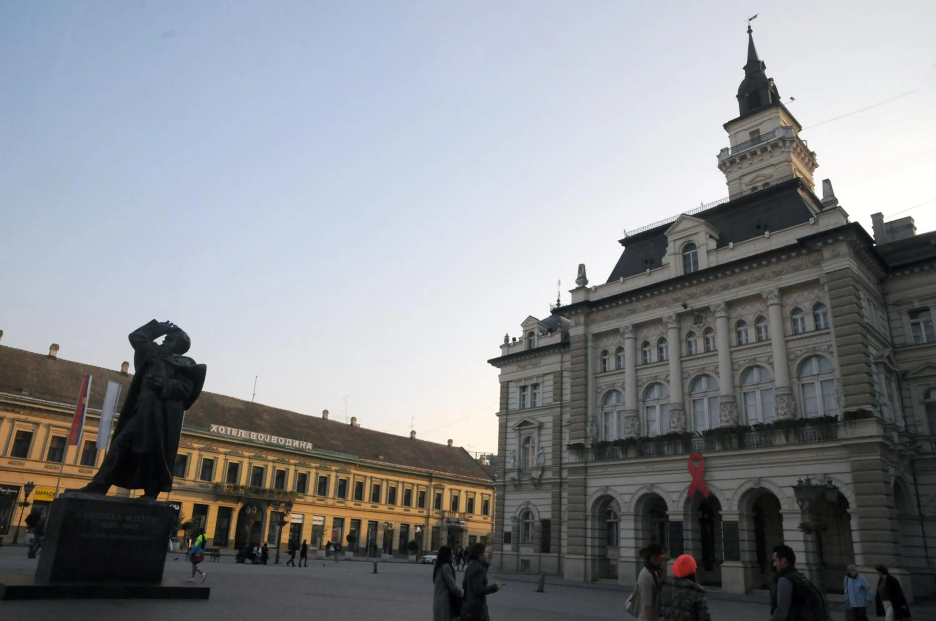 Facade/entrance in Hotel Vojvodina