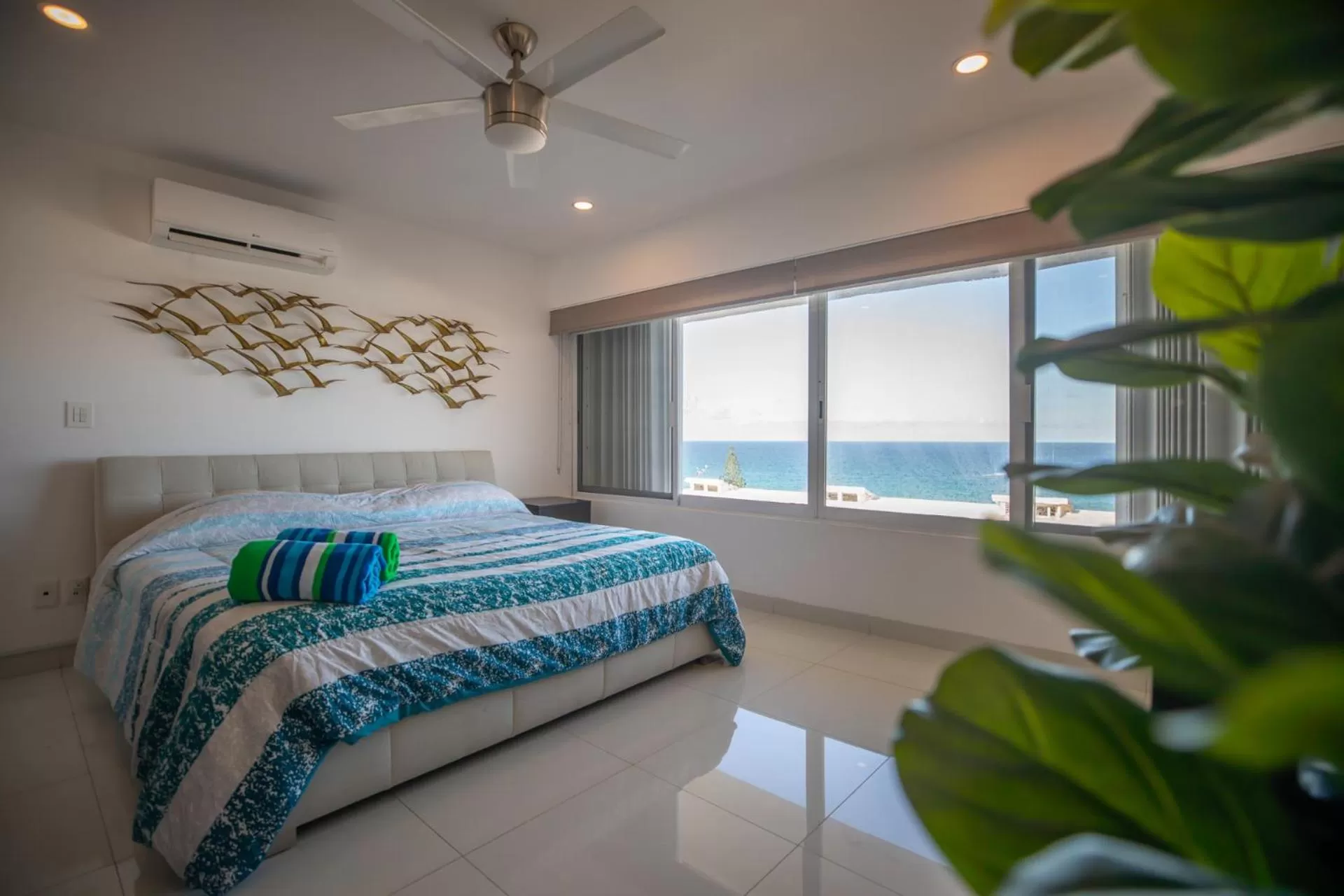 Bedroom in Beachfront Penthouses by LivIN Cancun