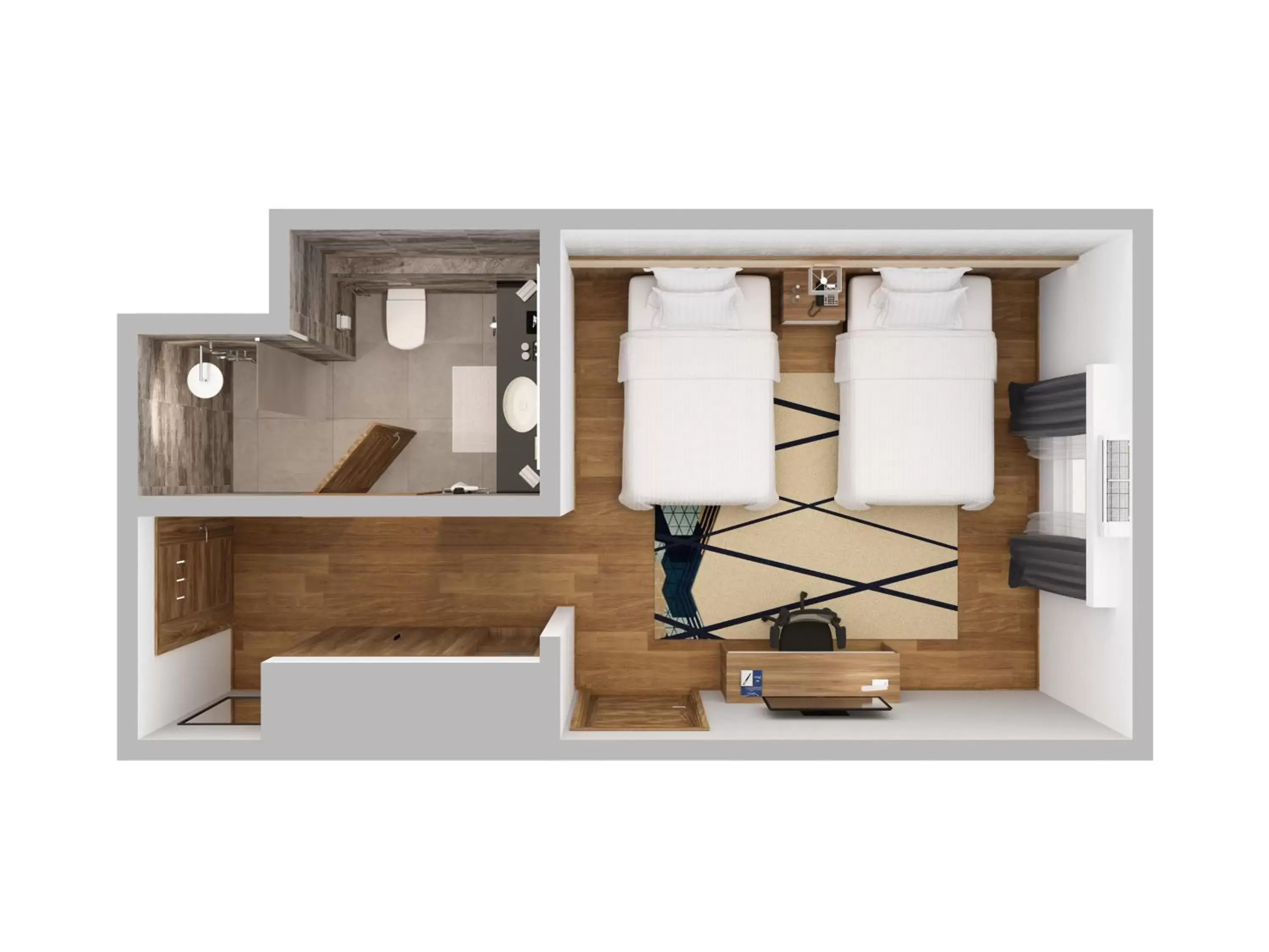 Bedroom, Floor Plan in Holiday Inn Tabuk, an IHG Hotel