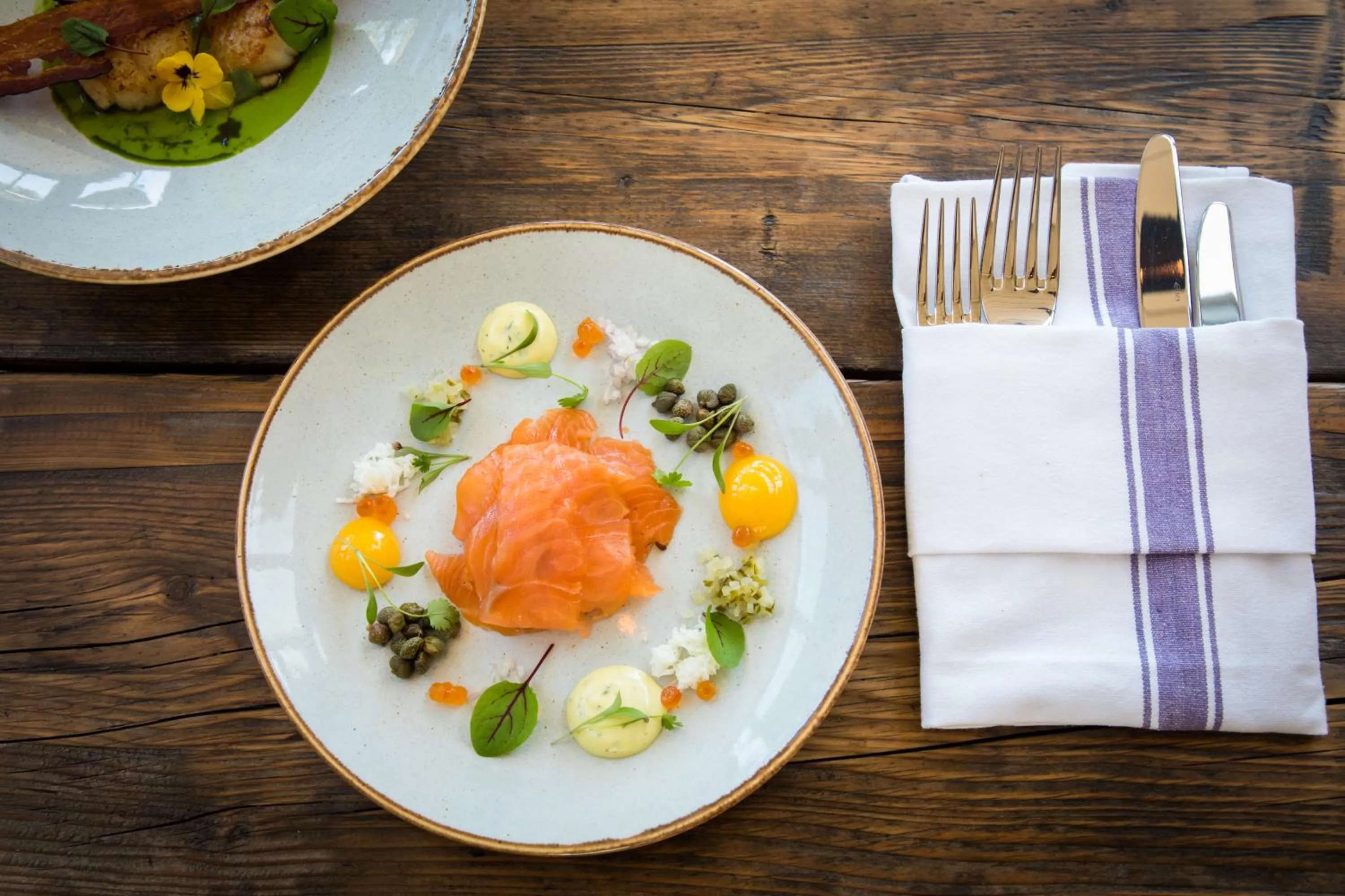 Food close-up in The Frogmill Hotel