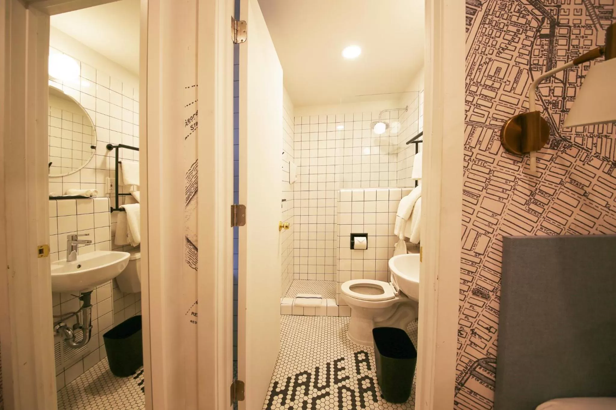 Bathroom in Doxie Hotel