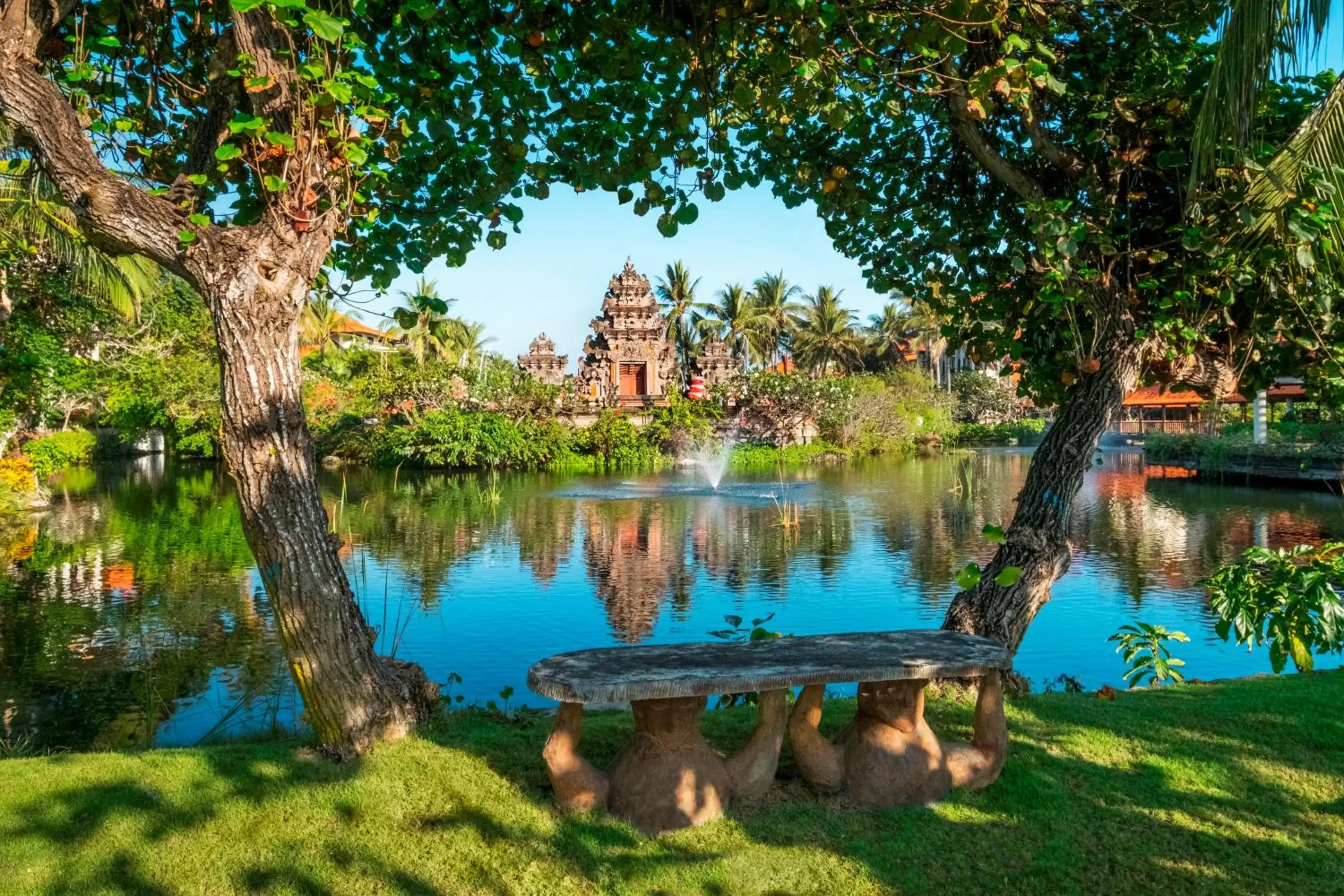 Garden, Natural Landscape in Ayodya Resort Bali