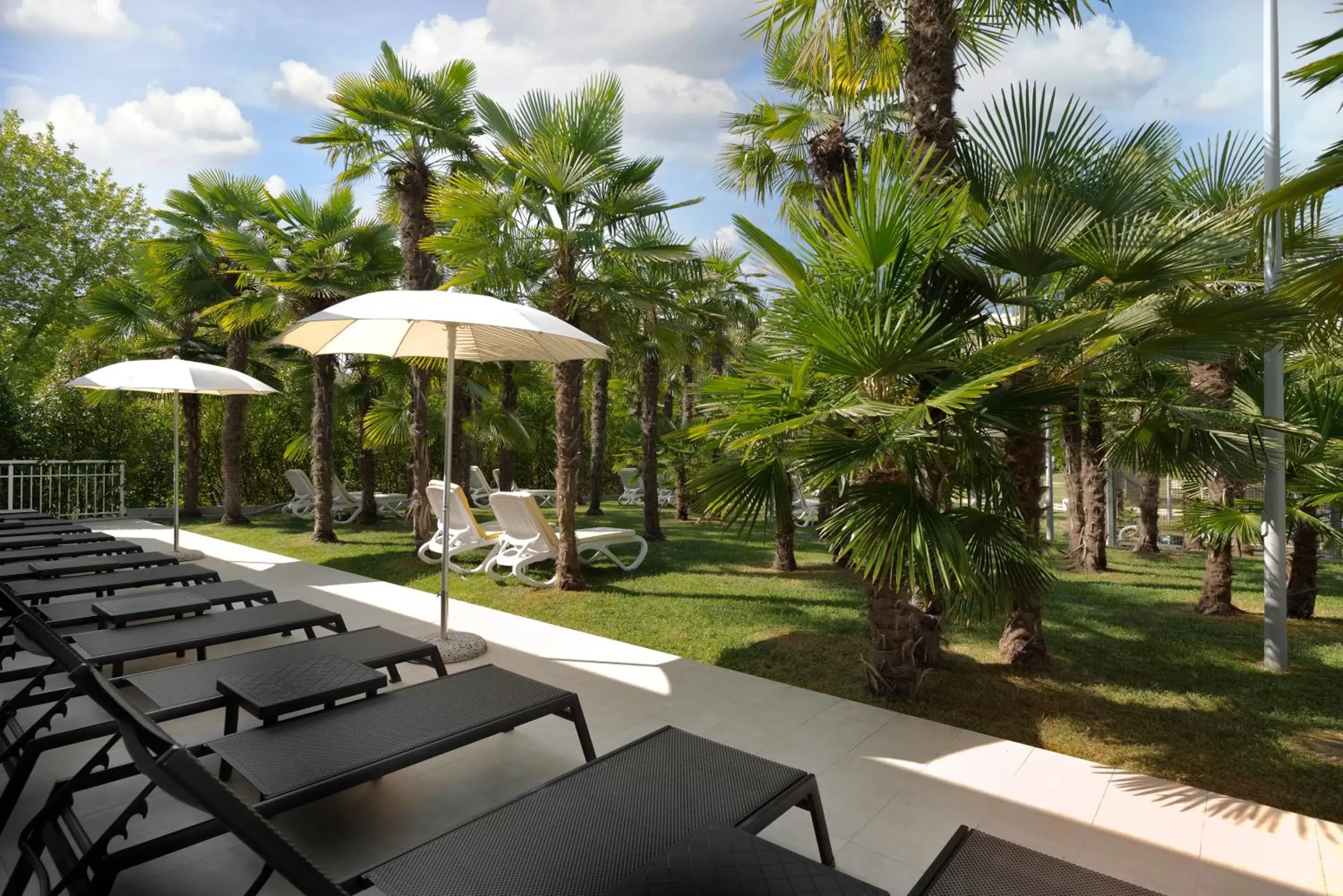 Patio in Hotel Terme Venezia