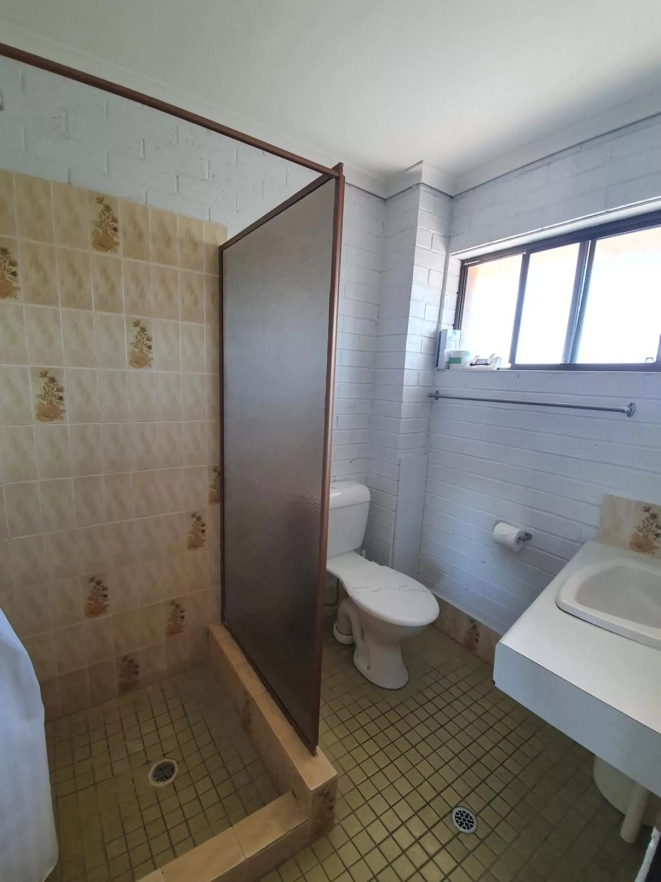 Bathroom in Coastal Bay Motel