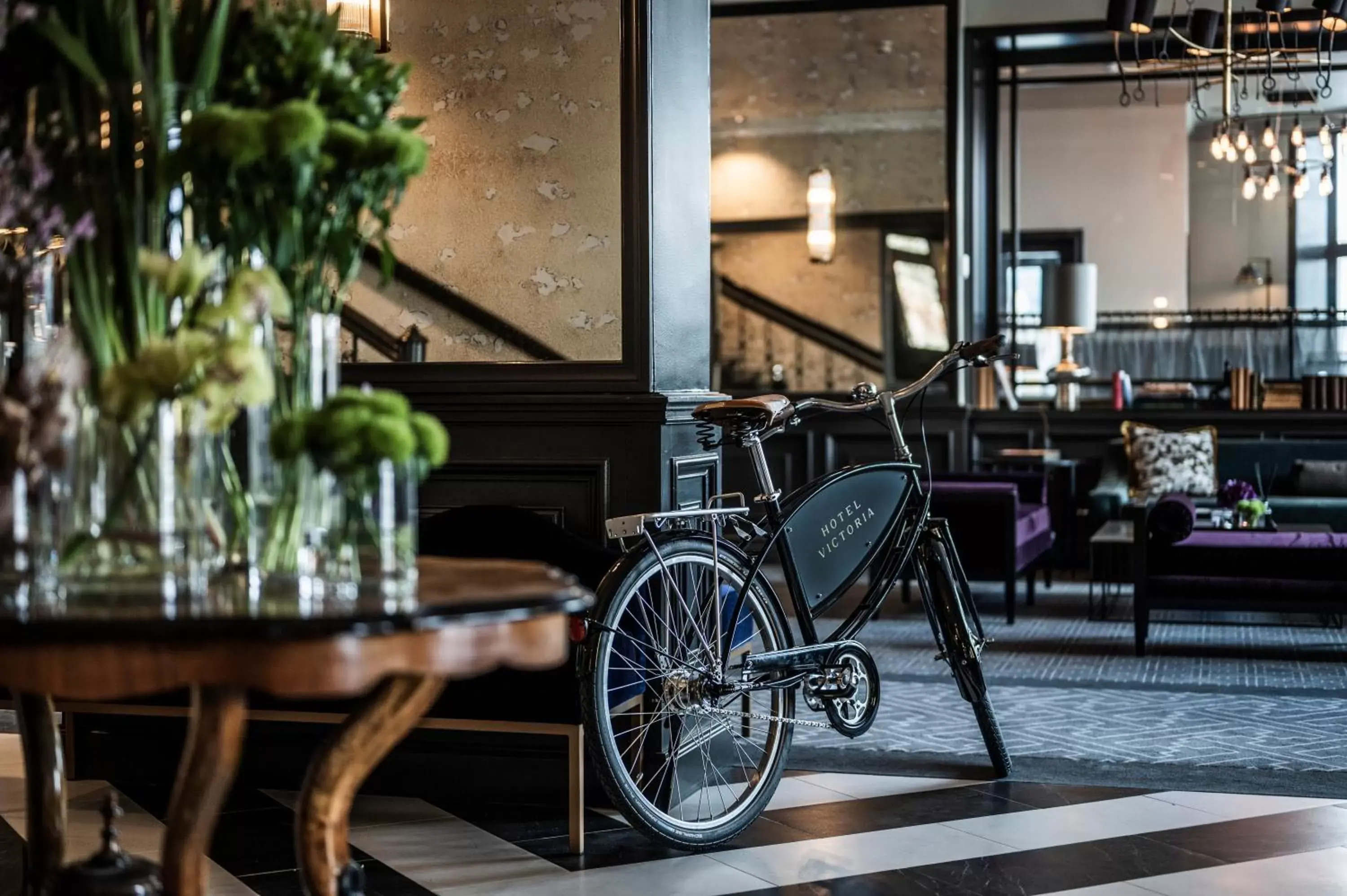 Lobby or reception in Hotel Victoria Lobby or reception in Hotel Victoria