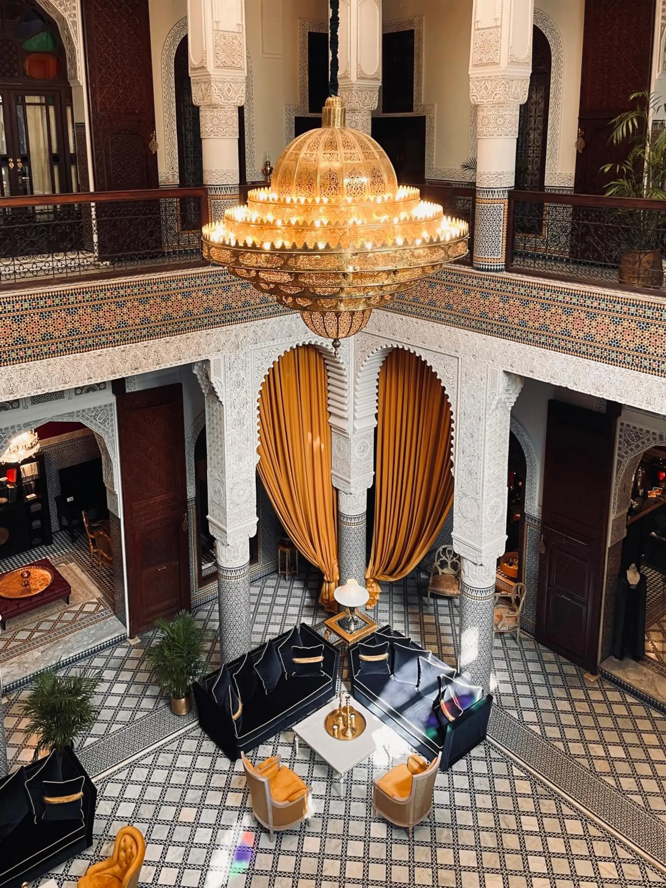 Lobby or reception, Seating Area in Riad Fes Relais et Cháteaux