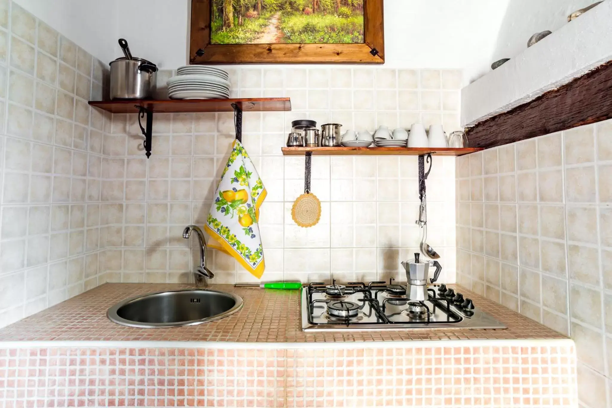 Kitchen or kitchenette, Kitchen/Kitchenette in B&B Borgo San Martino