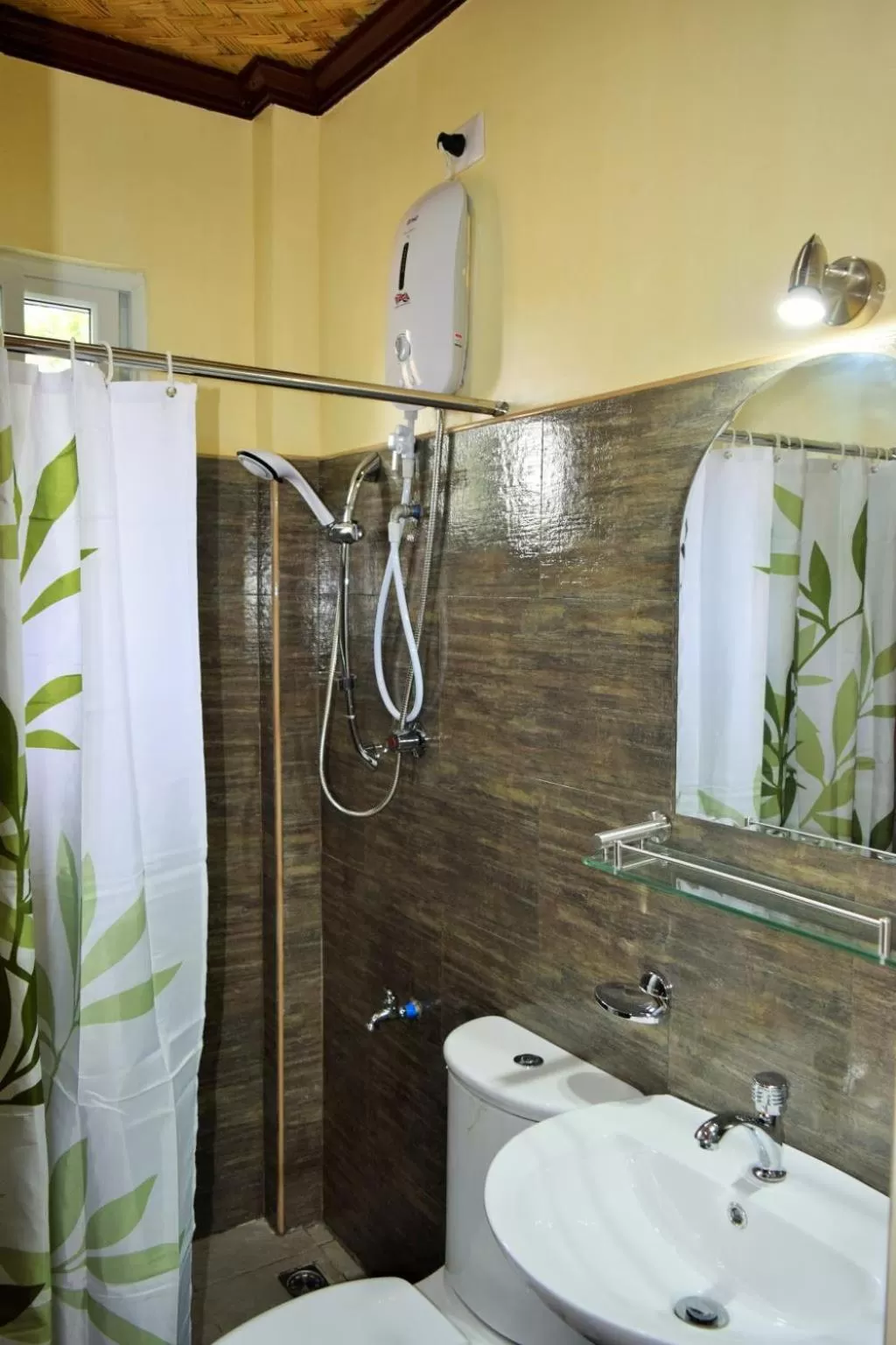 Shower in Angel Nido Resort