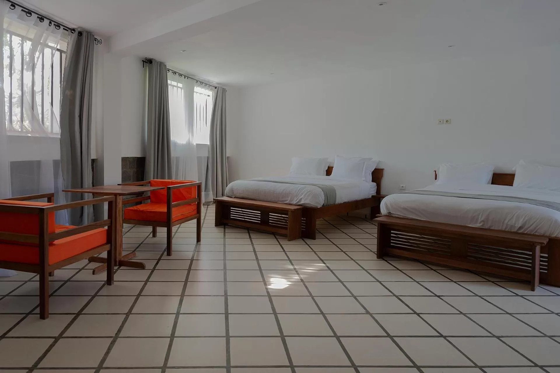 Bed in Ikopa Hôtel Madagascar