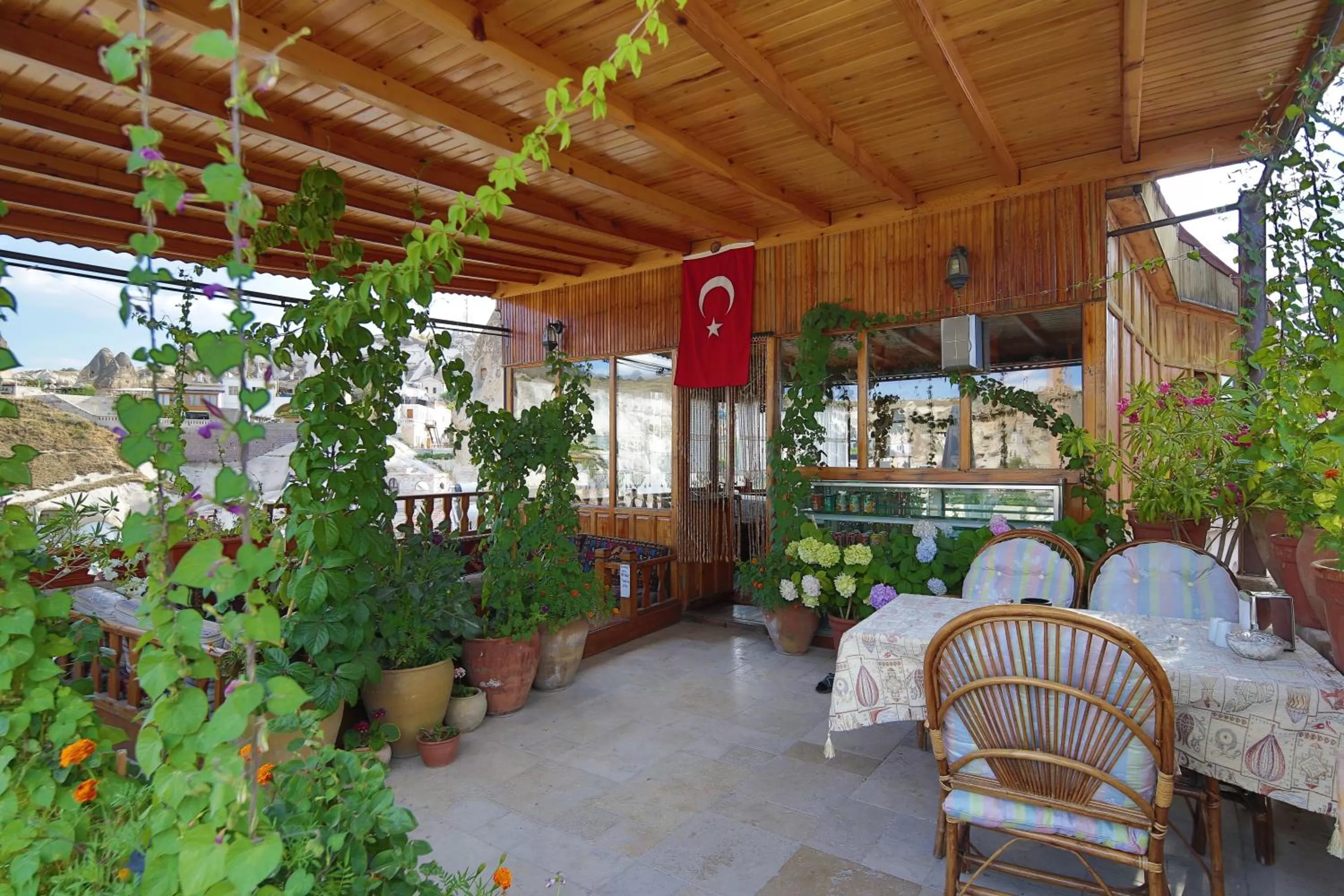 Garden view in Kookaburra Hotel