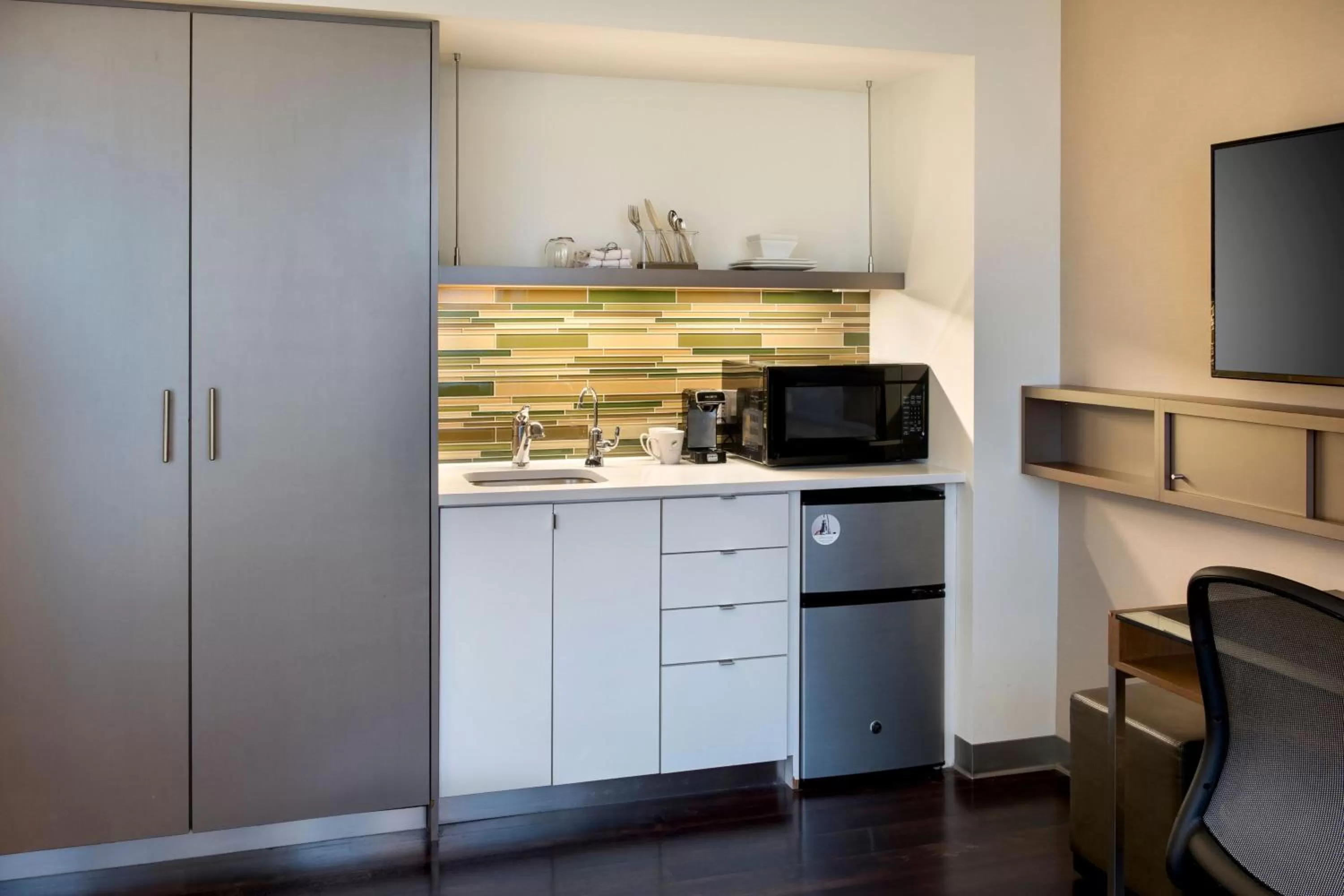 Kitchen or kitchenette in Element Boston Seaport District