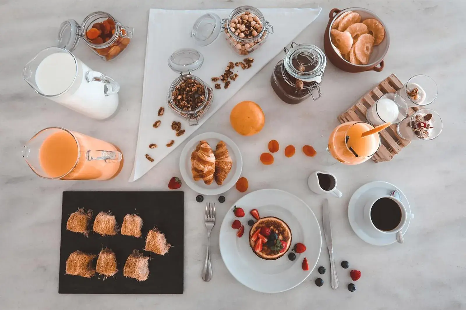 Continental breakfast in Deliades Hotel Continental breakfast in Deliades Hotel