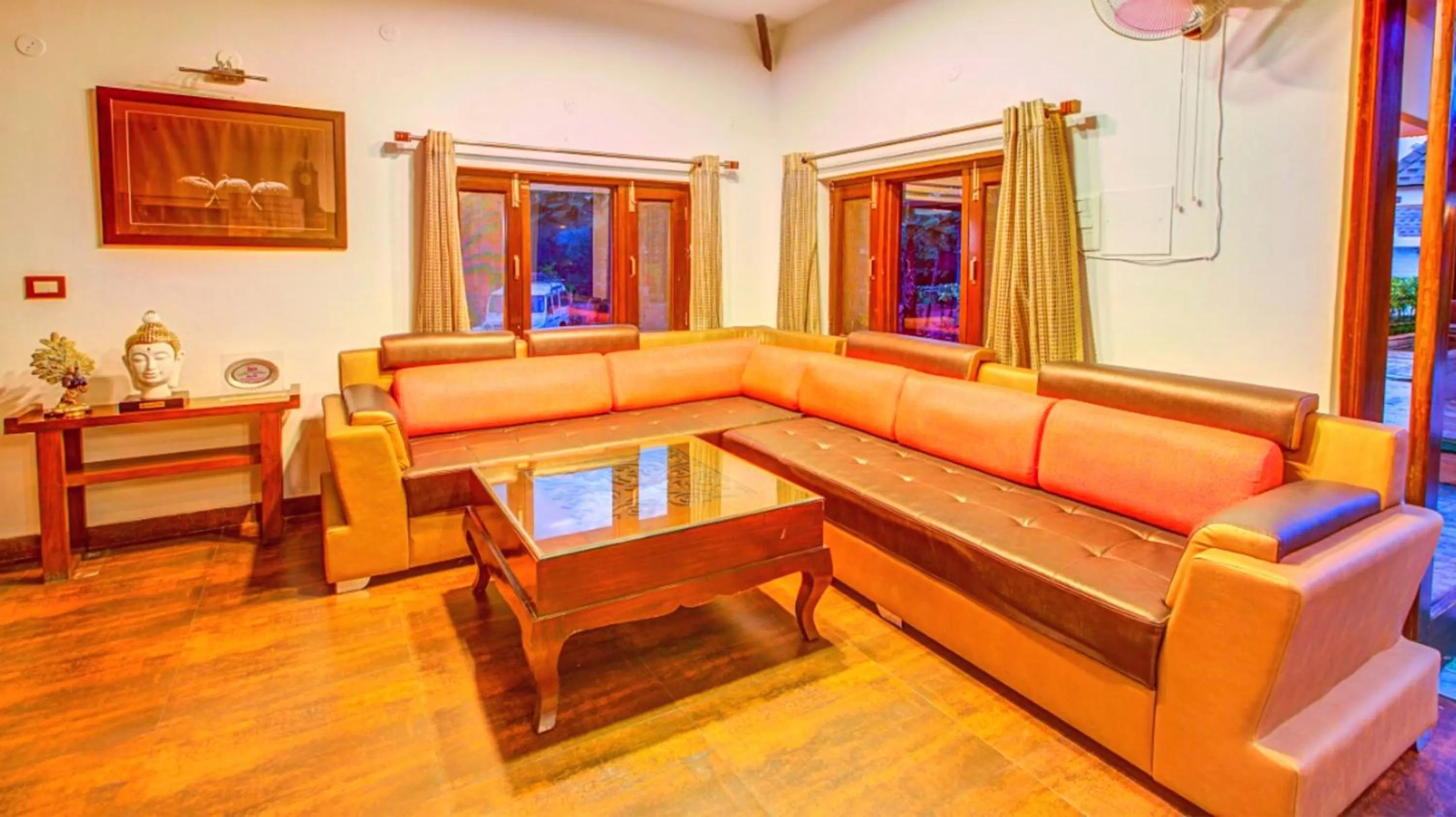 Seating Area in ShriGo Pyramid Home Divine - A Wellness Resort