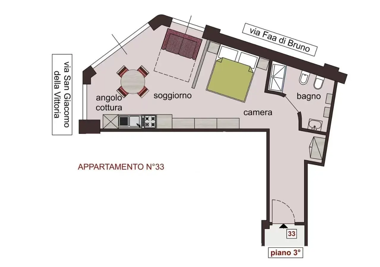 Floor Plan in HH Hermoso Housing ALESSANDRIA