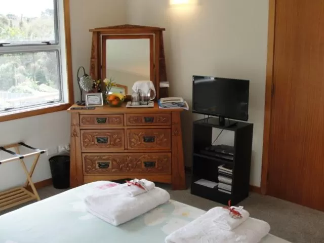 Decorative detail, TV/Entertainment Center in Leigh Panorama B&B