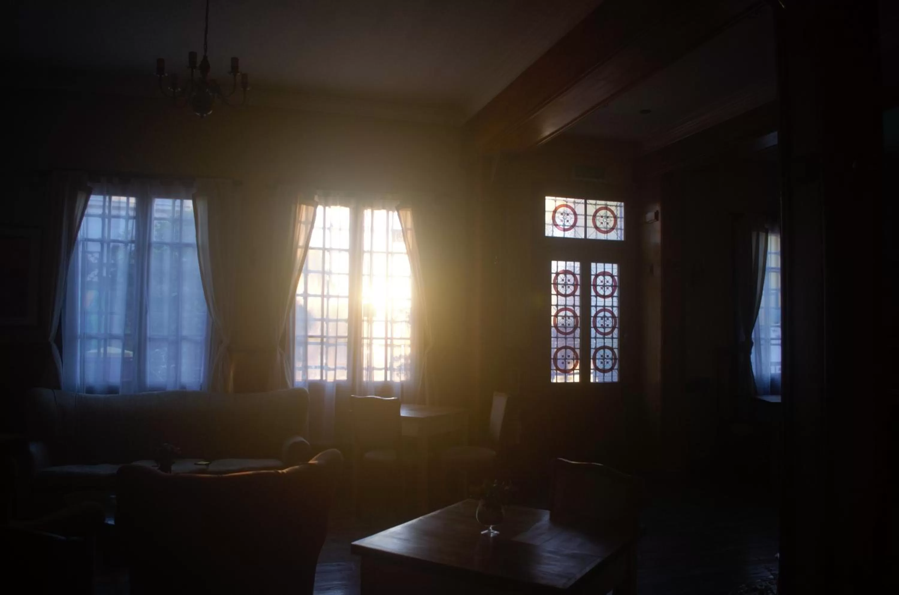 Living room in Hotel Manoir Atkinson