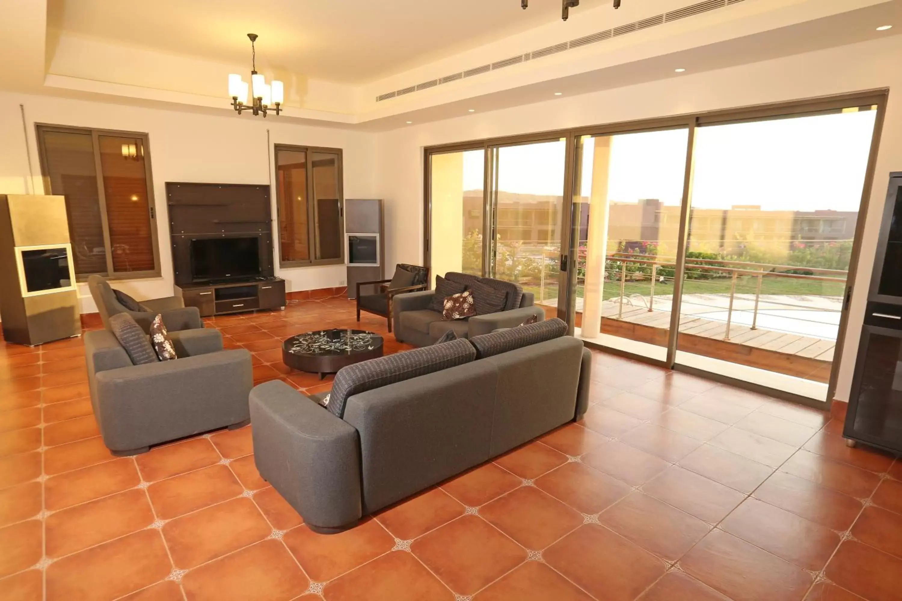 Living room, Seating Area in Tala Bay Residence