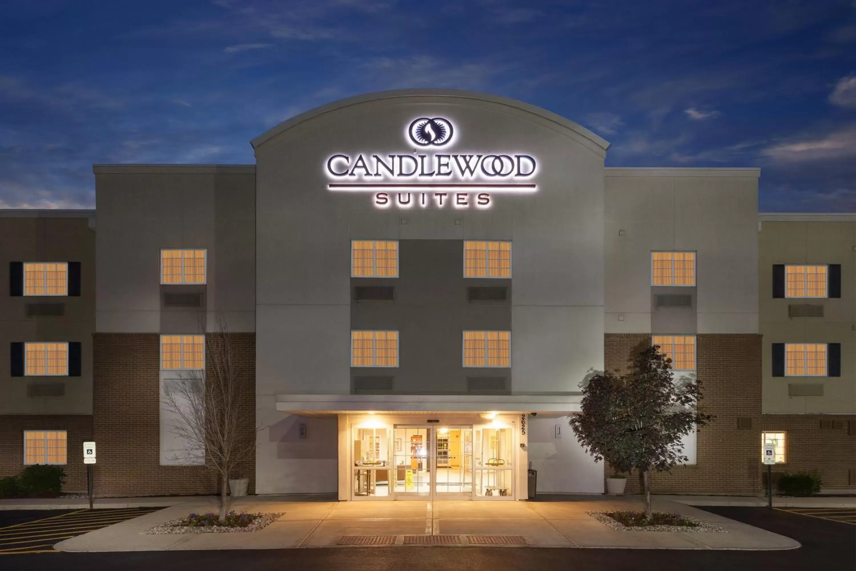 Property Building in Candlewood Suites Aurora-Naperville, an IHG Hotel