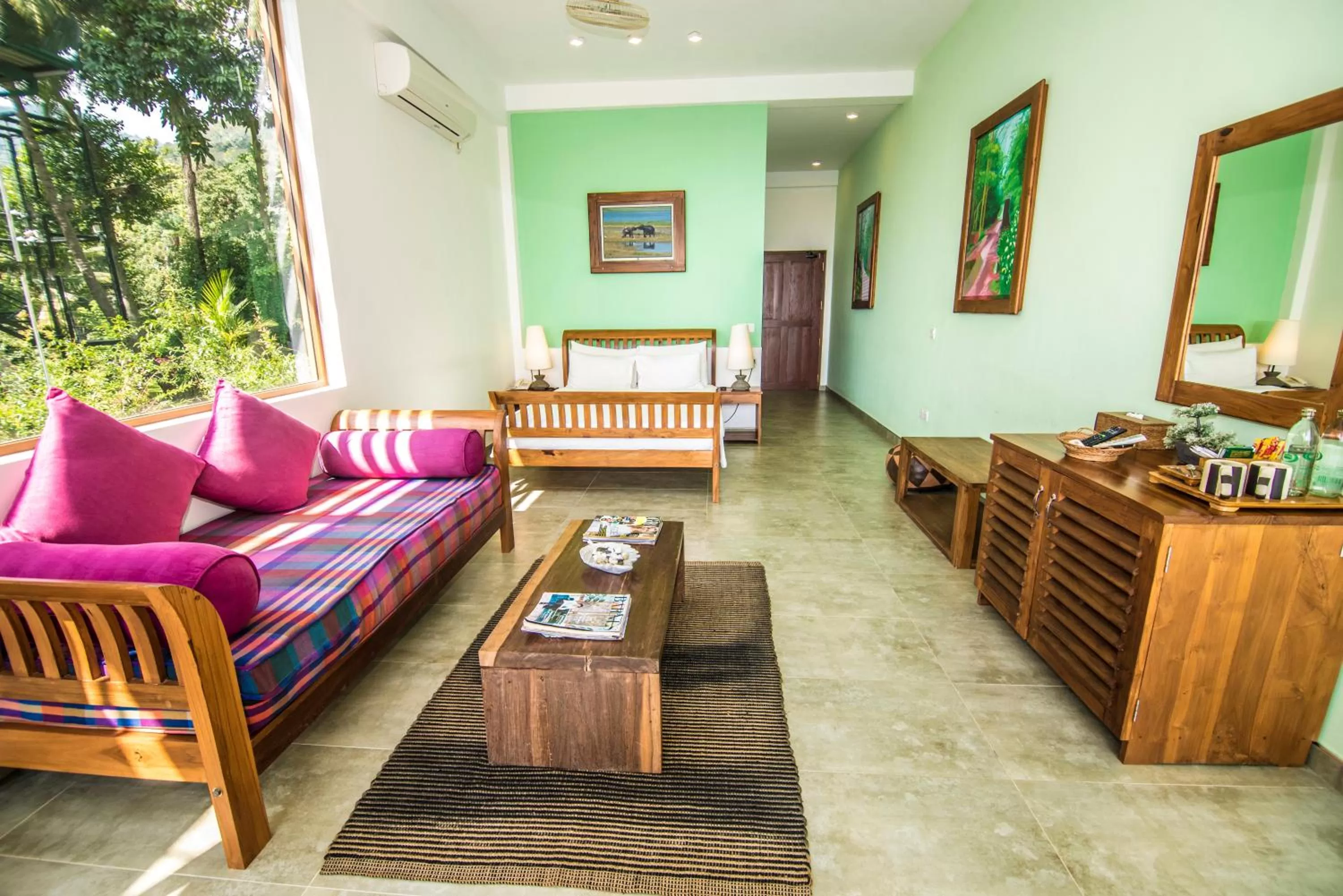 Living room in Ella Planters Bungalow