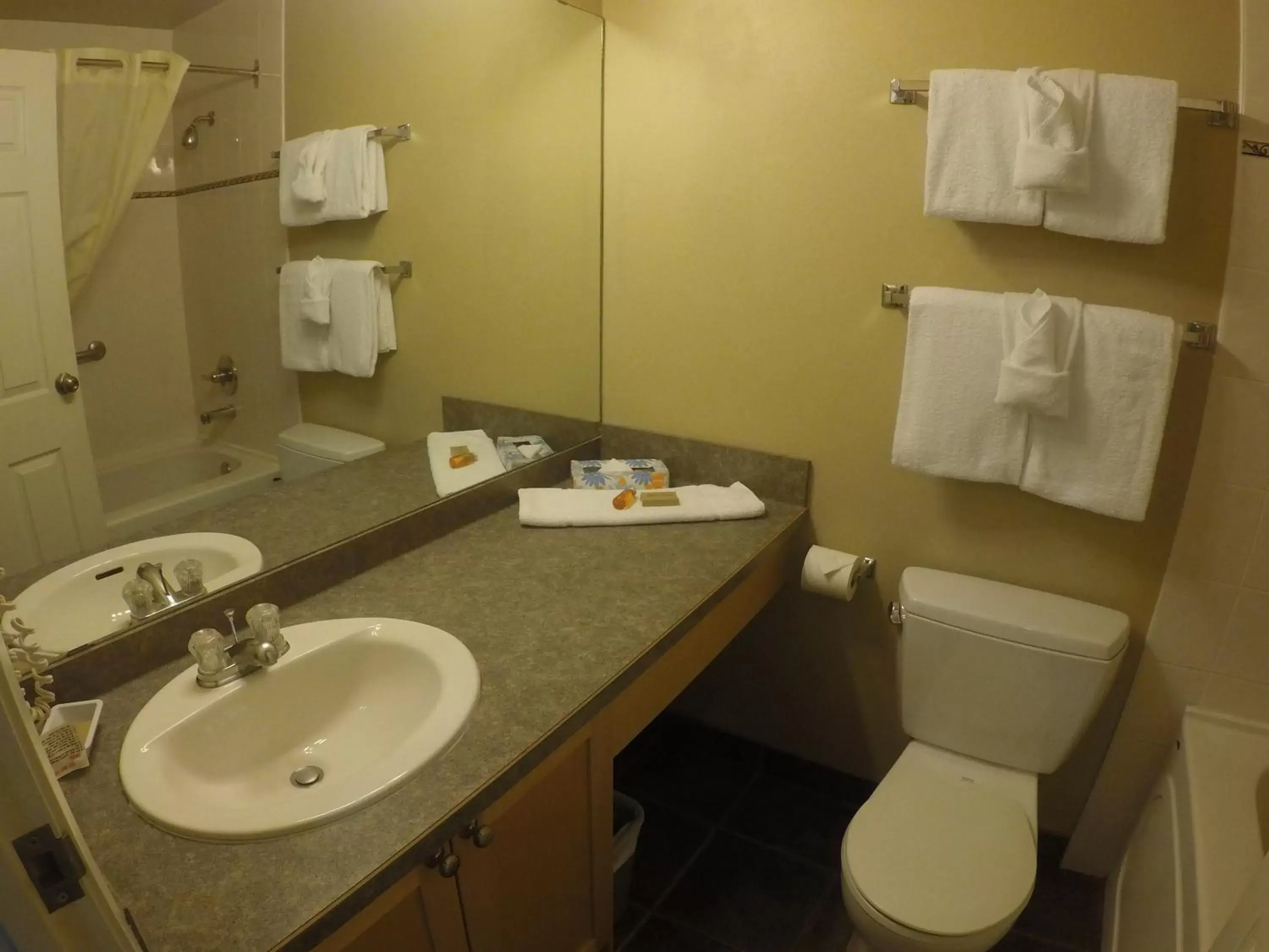 Bathroom in Panorama Vacation Retreat at Horsethief Lodge