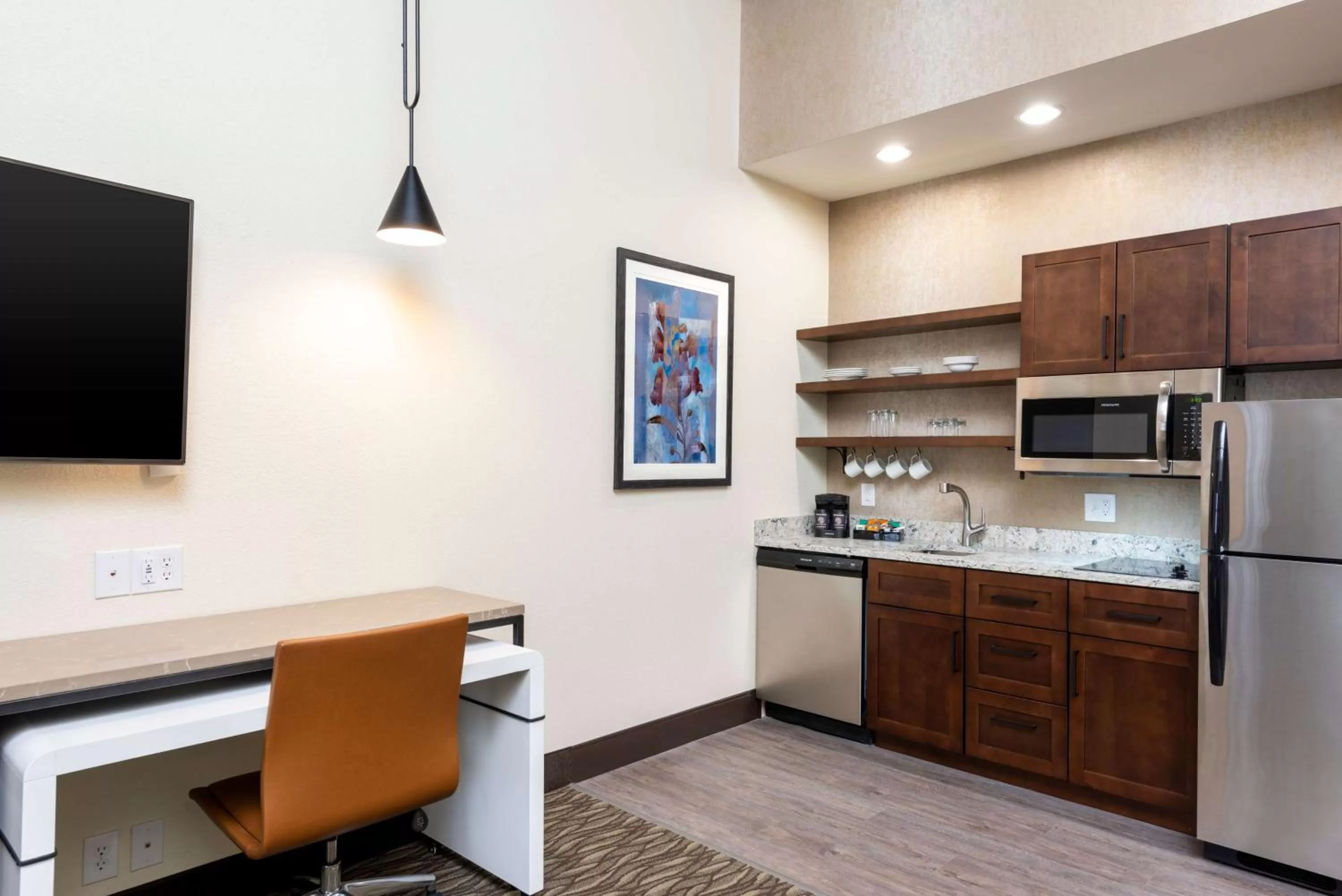 Kitchen or kitchenette in Homewood Suites by Hilton Indianapolis Downtown