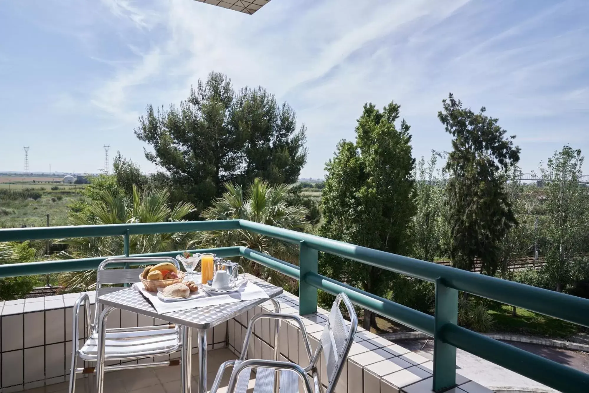 Balcony/Terrace in Leziria Parque Hotel