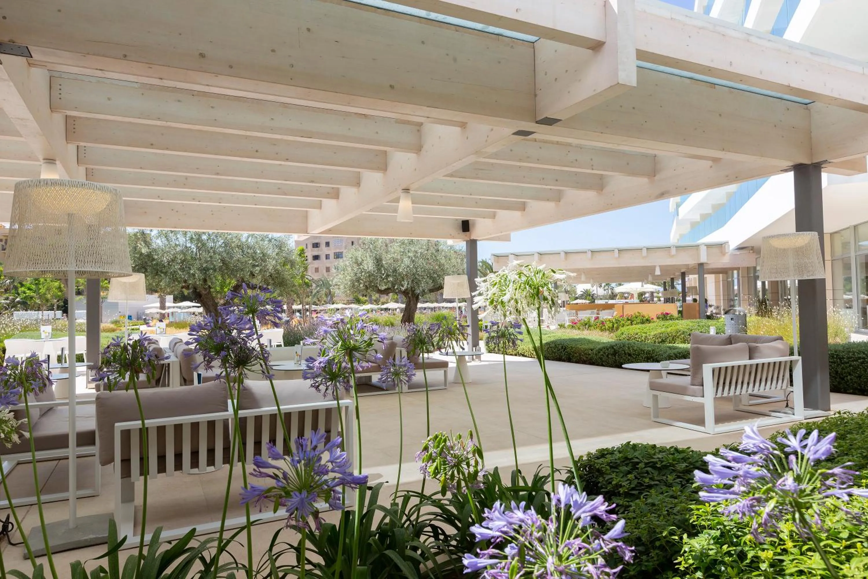 Patio in Hipotels Gran Playa de Palma
