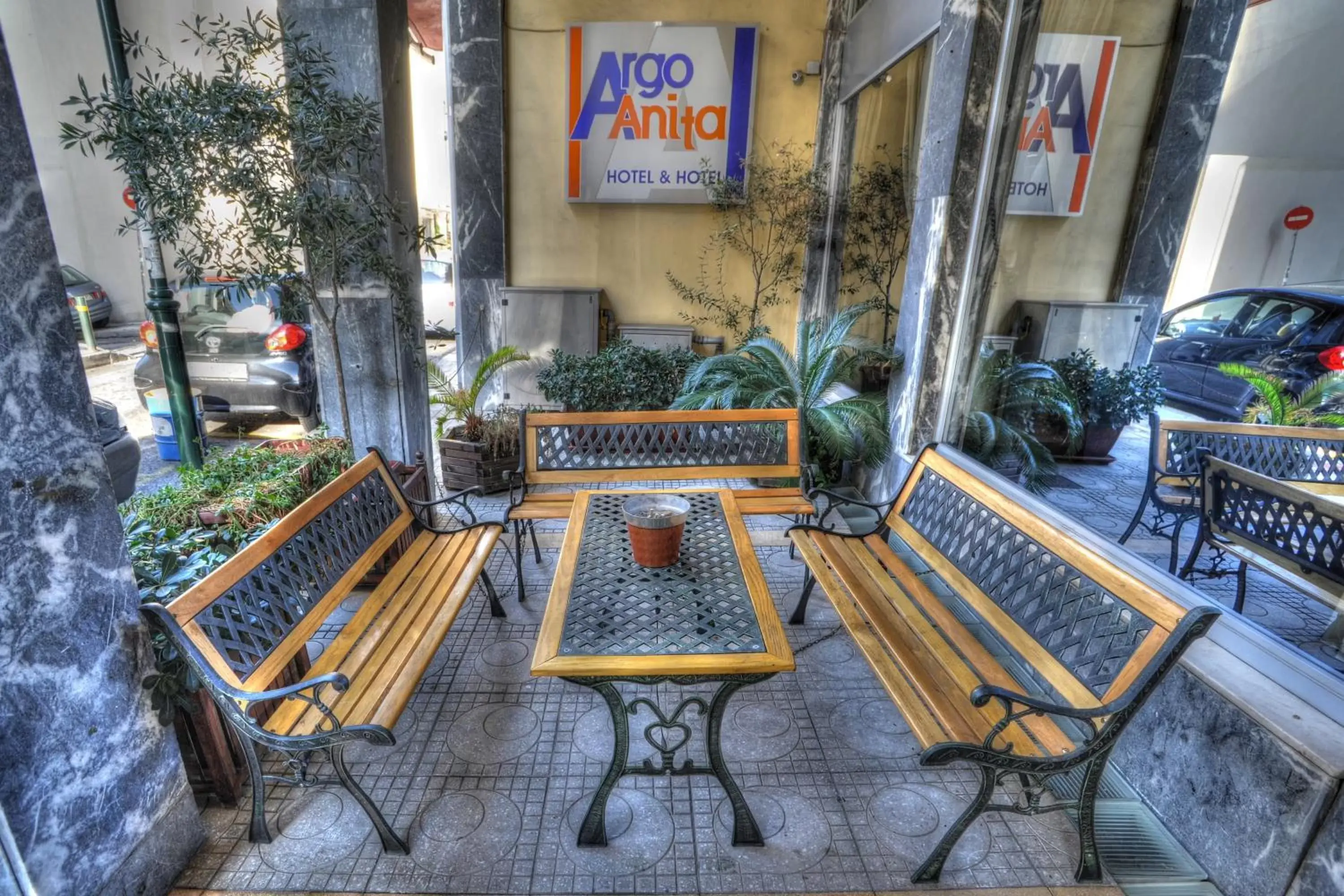 Balcony/Terrace in Argo Hotel Piraeus