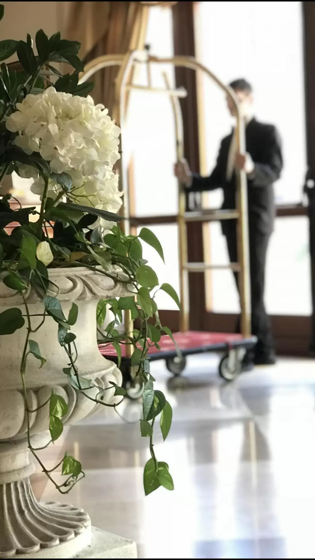 Lobby or reception in Grand Hotel Palace Lobby or reception in Grand Hotel Palace