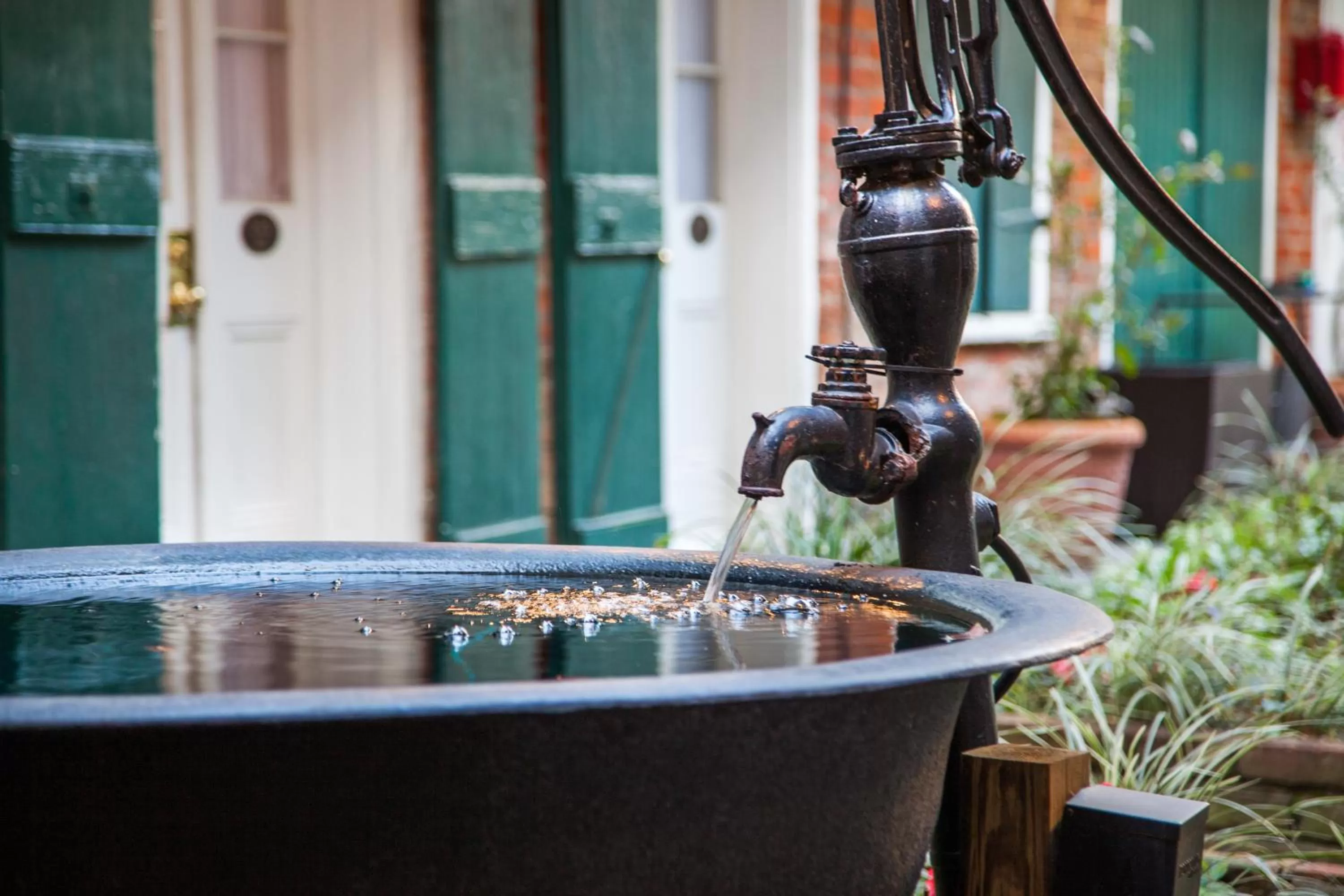 Garden in Hotel St. Pierre French Quarter