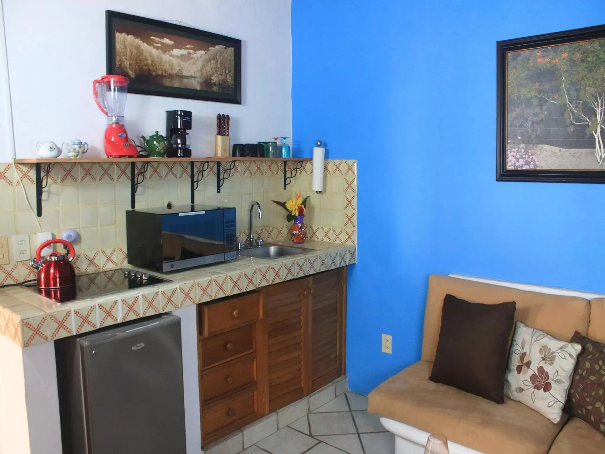 Kitchen or kitchenette, Kitchen/Kitchenette in Hacienda Escondida Puerto Vallarta