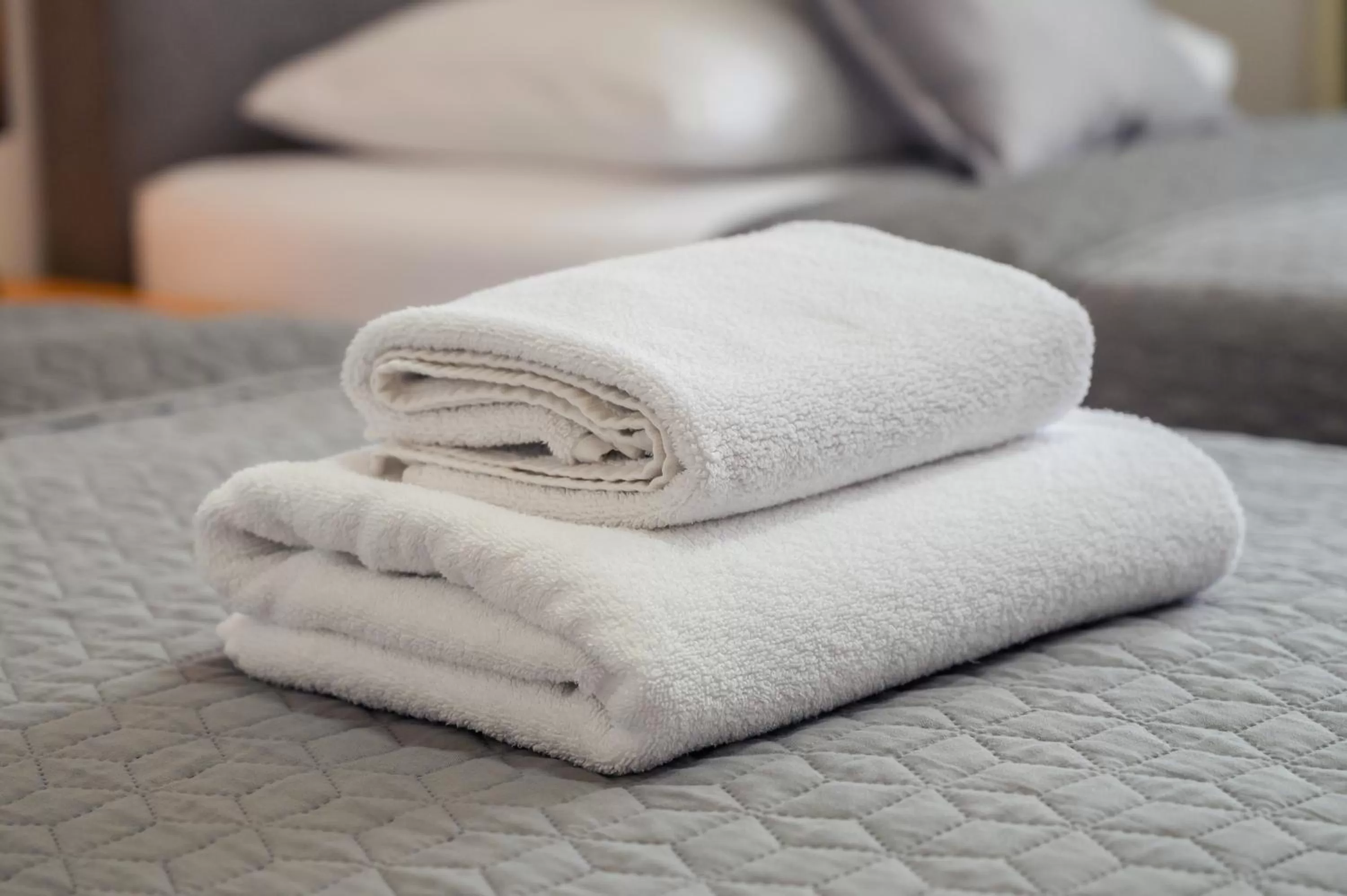 towels, Bed in Boutique rooms Kican