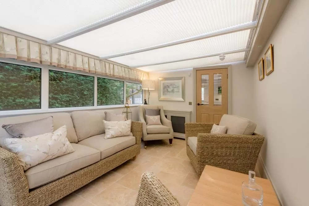 Seating area in Crossbasket Castle, Hotel & Restaurant