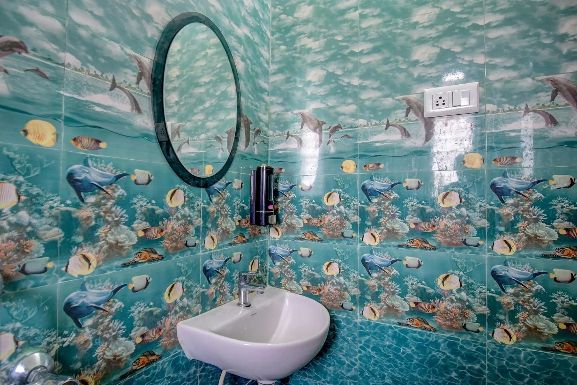 Bathroom in FabExpress Amar Raj Villa - Nr Eco Park