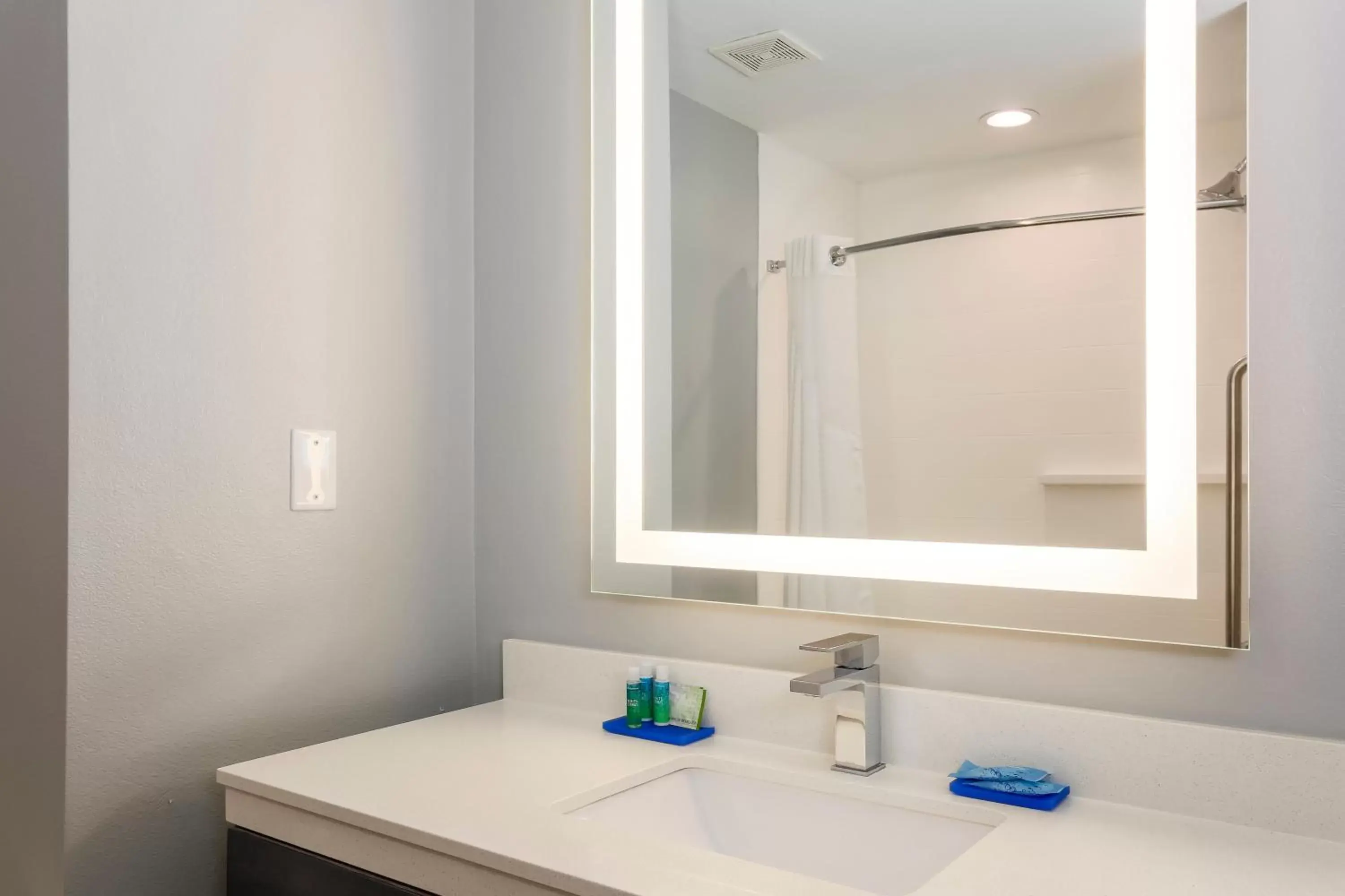 Bathroom in Holiday Inn Express & Suites Houston - Hobby Airport Area, an IHG Hotel