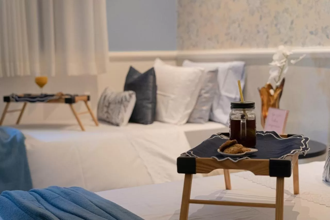 Bed in Pousada Recanto da Família