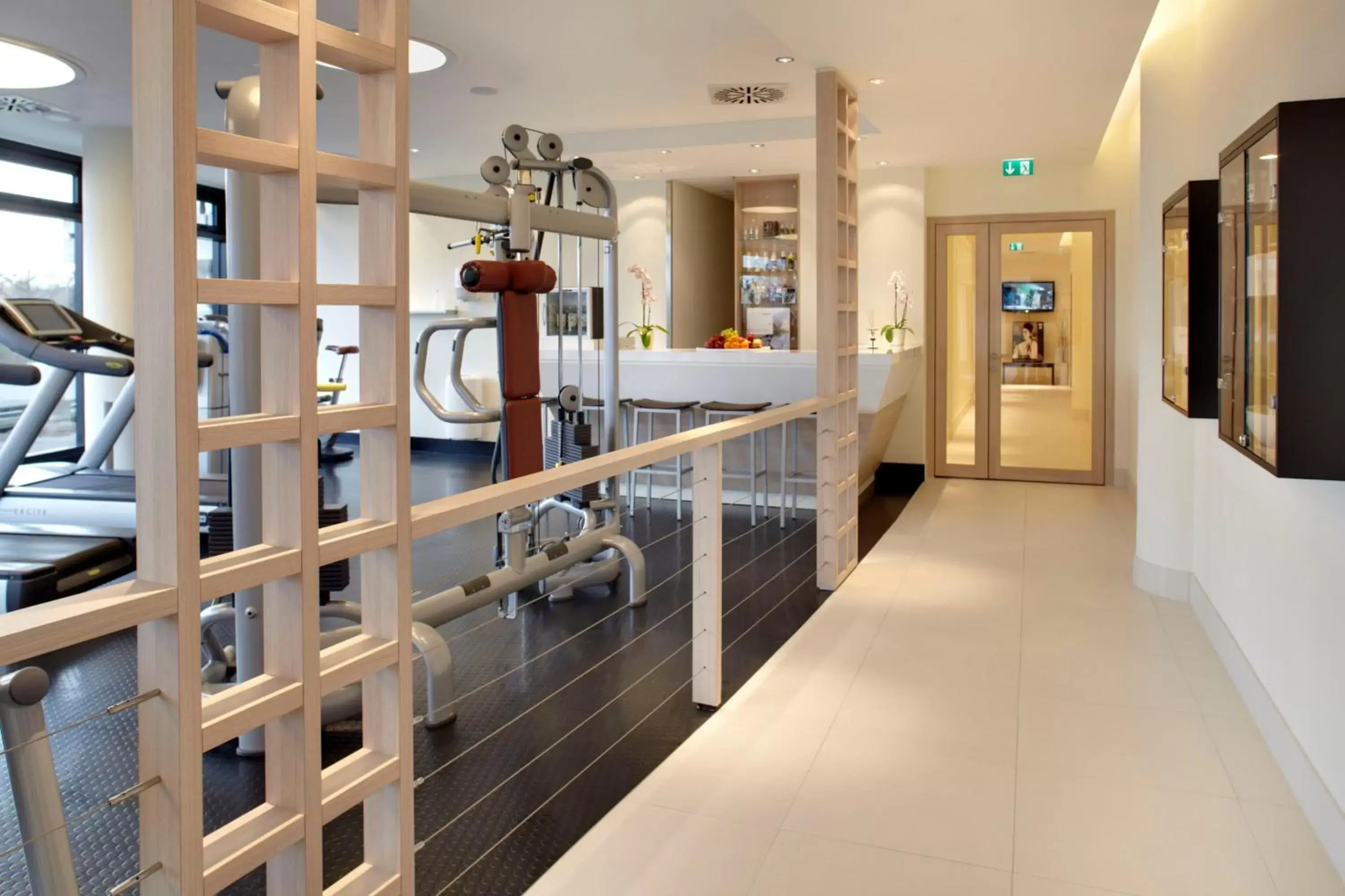 Fitness centre/facilities in Radisson Blu Hotel, Hamburg