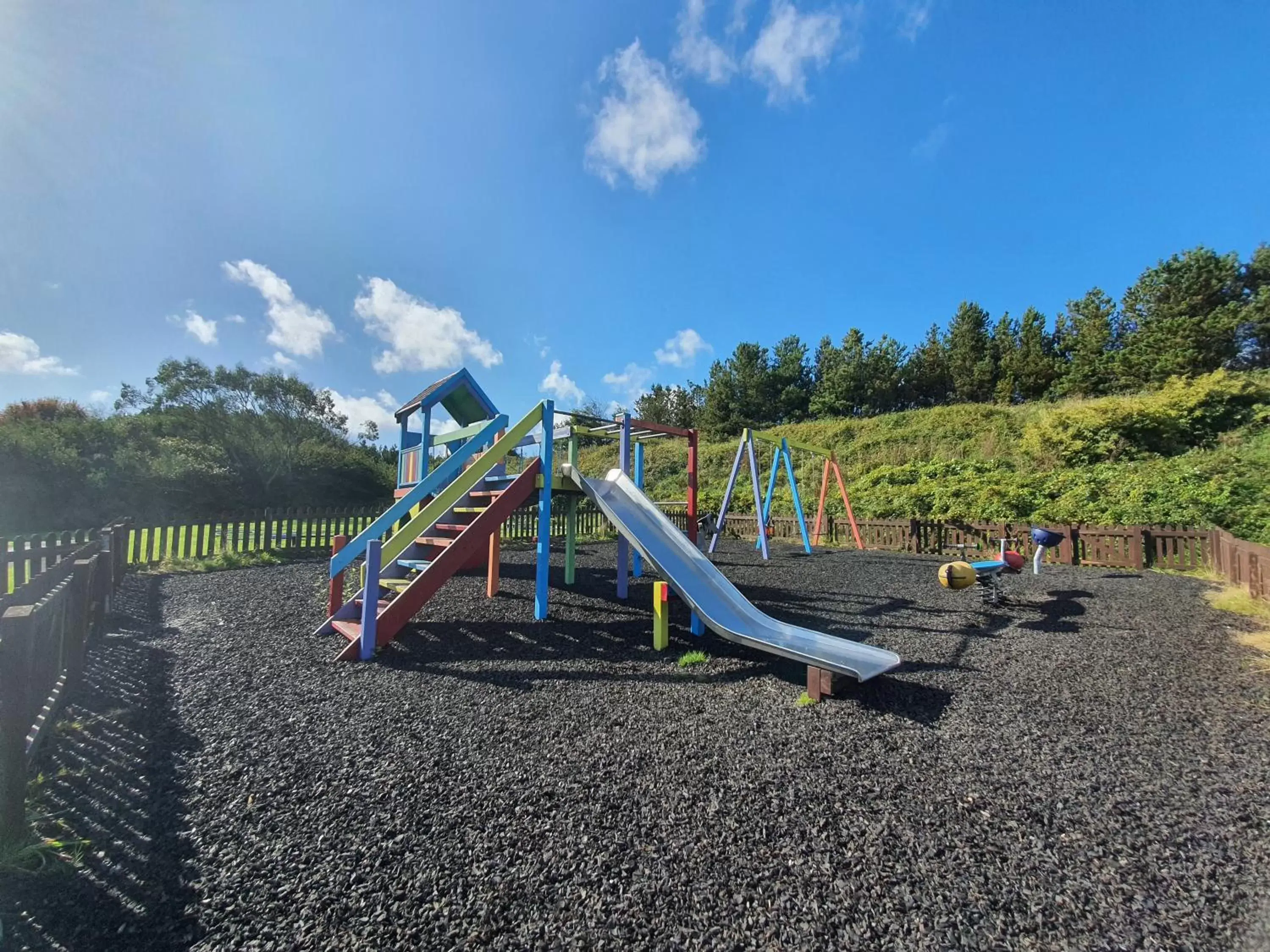 Children play ground, Children's Play Area in Hustyns Resort Cornwall