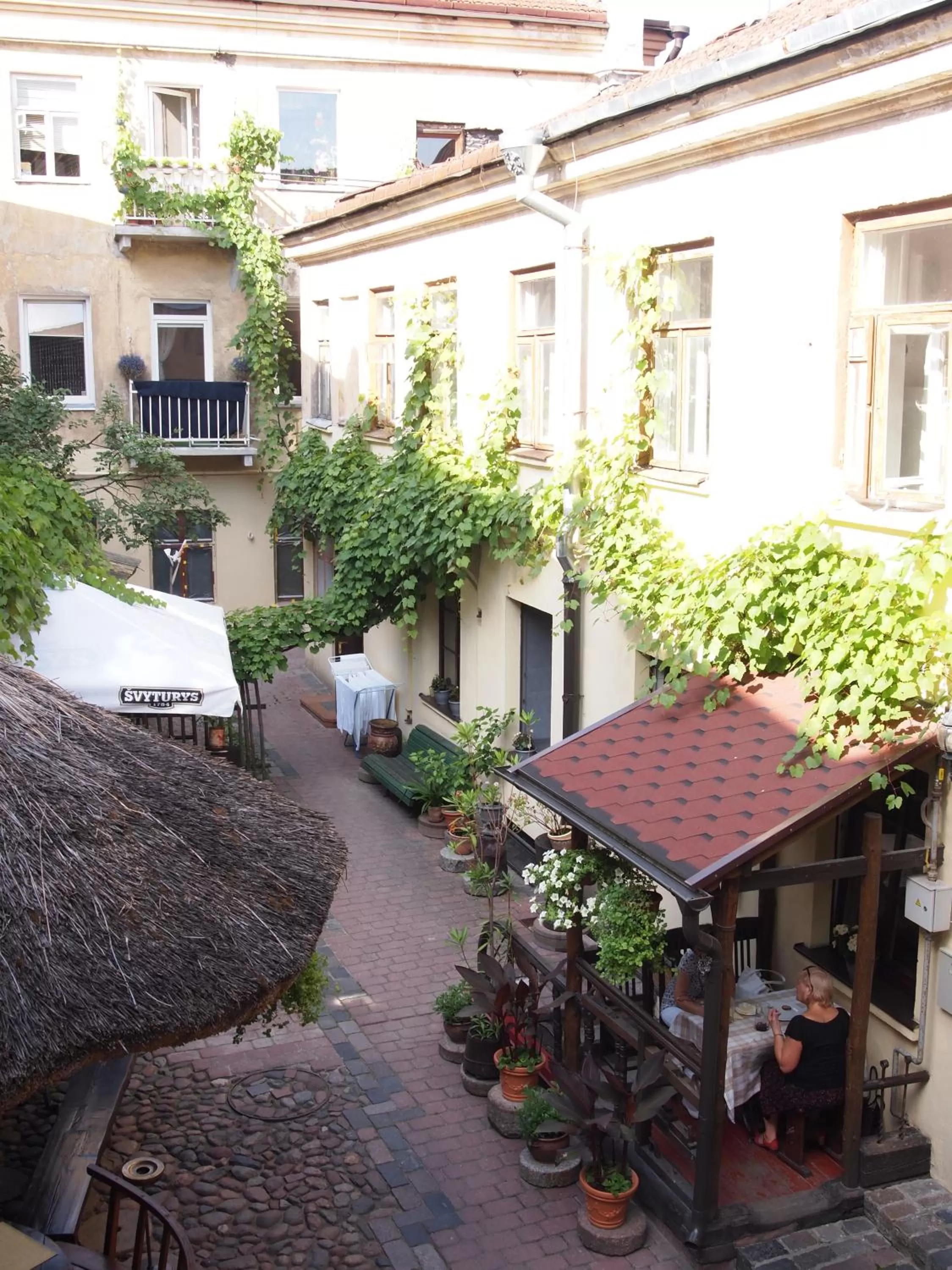 Inner courtyard view in Gabi B&B