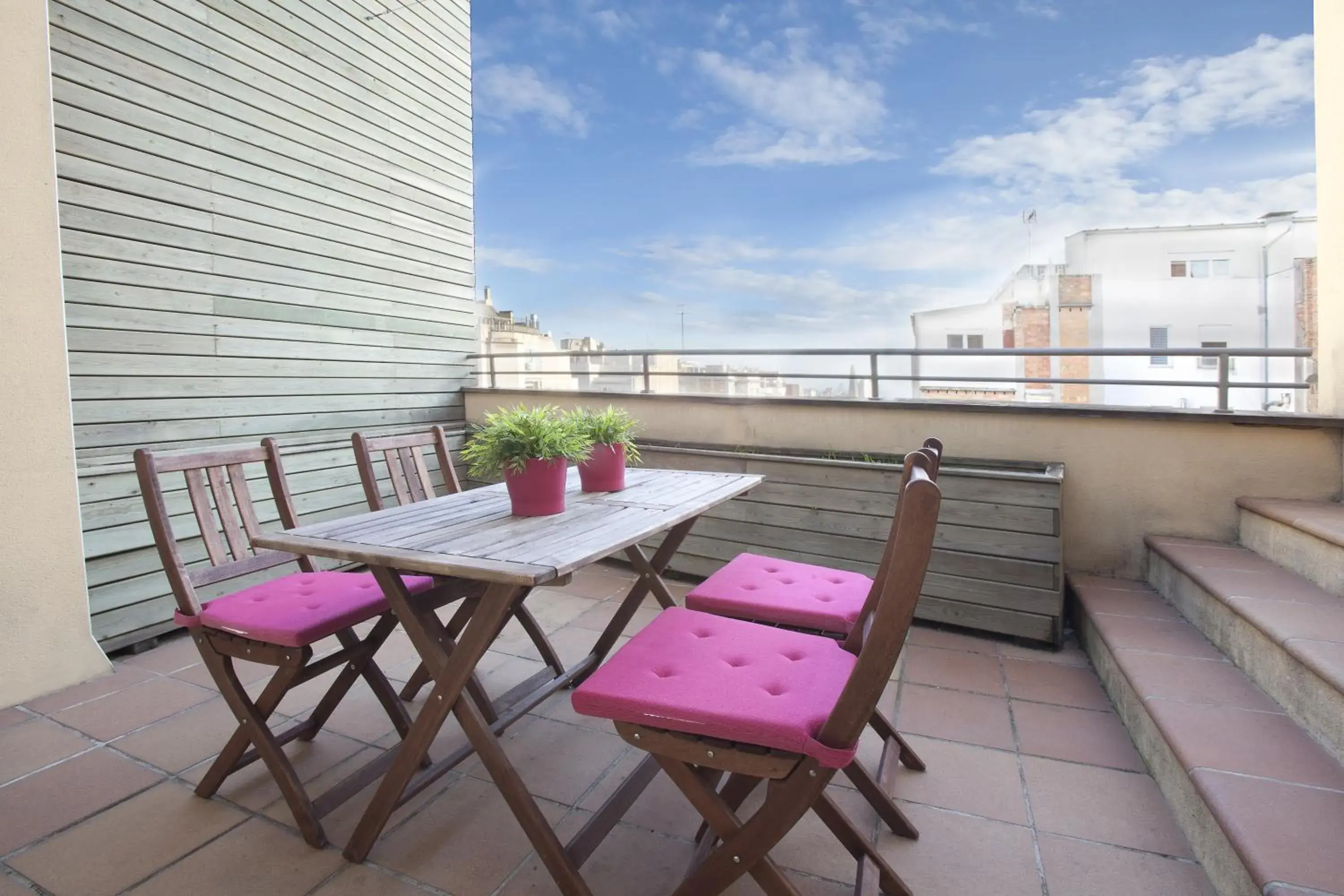 Balcony/Terrace in Aparthotel Senator Barcelona