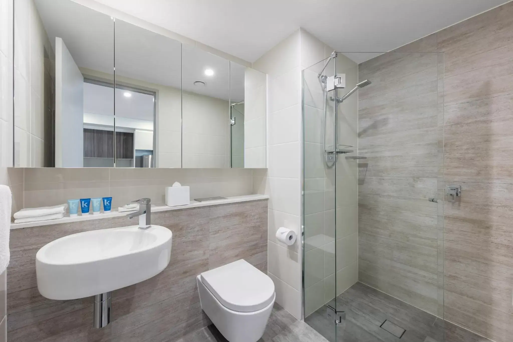 Bathroom in Meriton Suites Southport