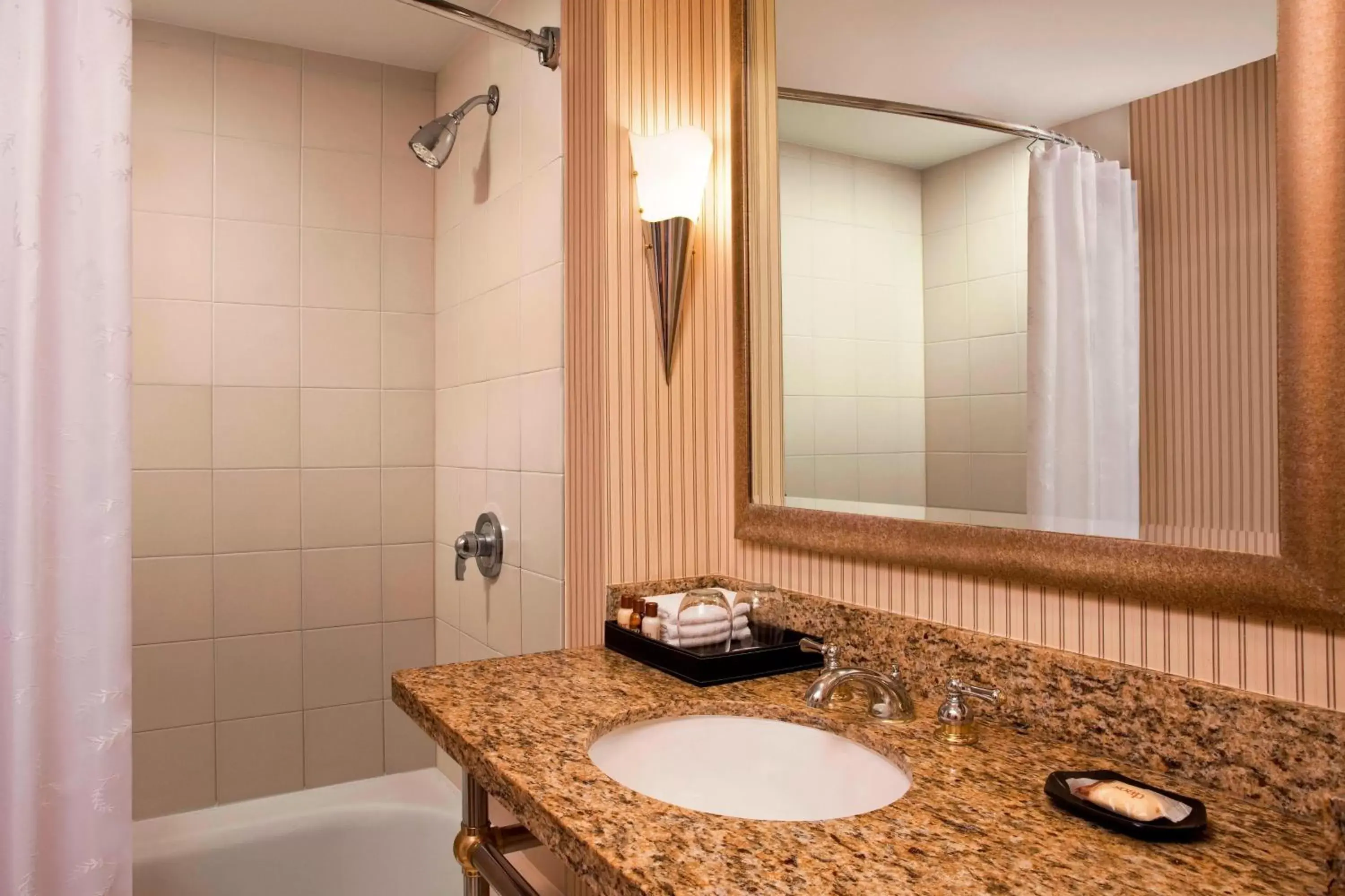 Bathroom in Sheraton Atlantic City Convention Center Hotel