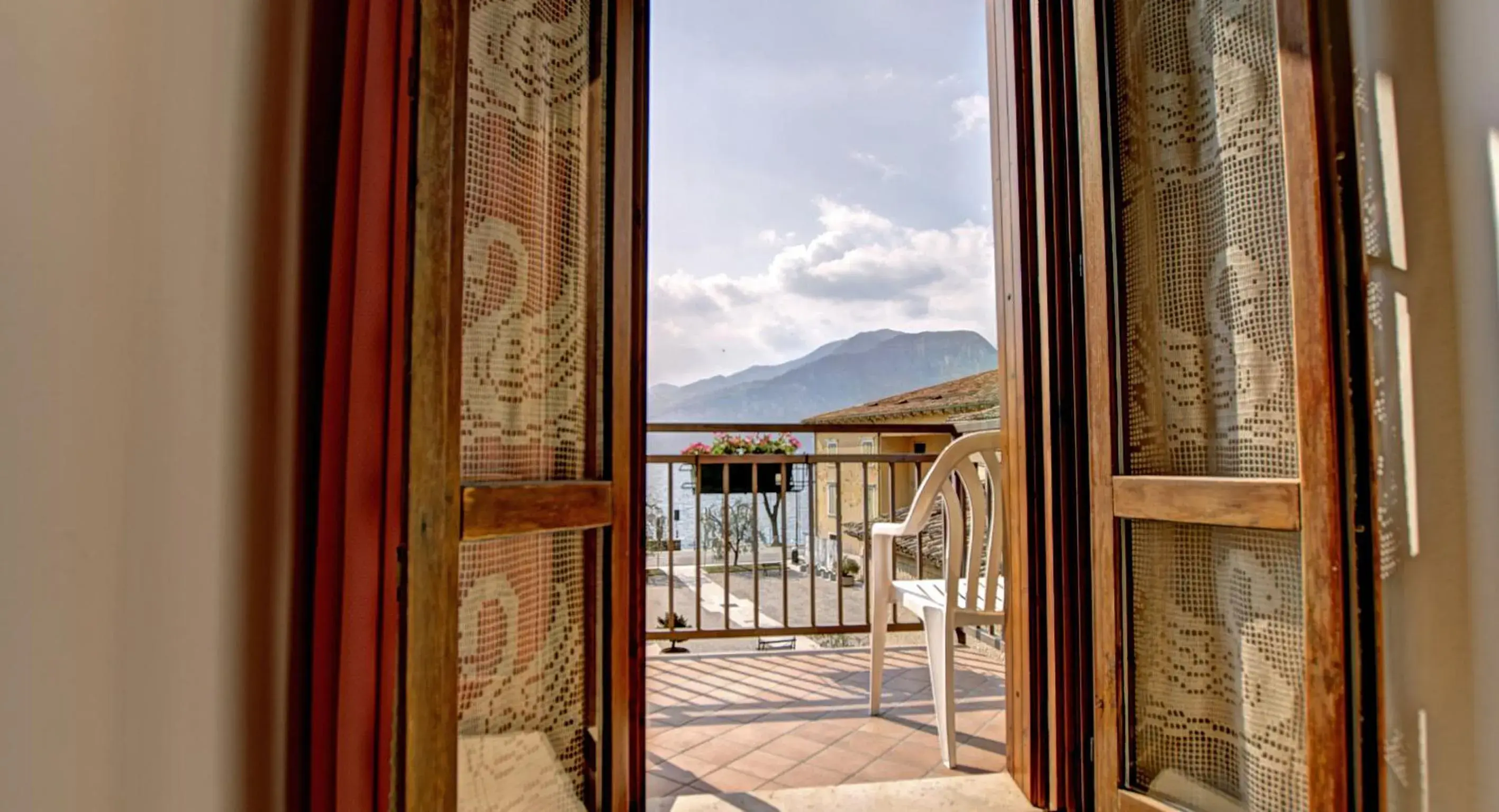 Balcony/Terrace in Albergo Casa Este