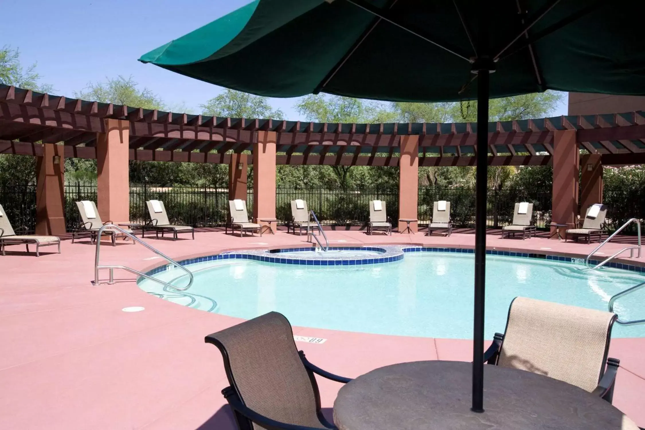 Pool view, Swimming Pool in Hilton Garden Inn Phoenix Airport