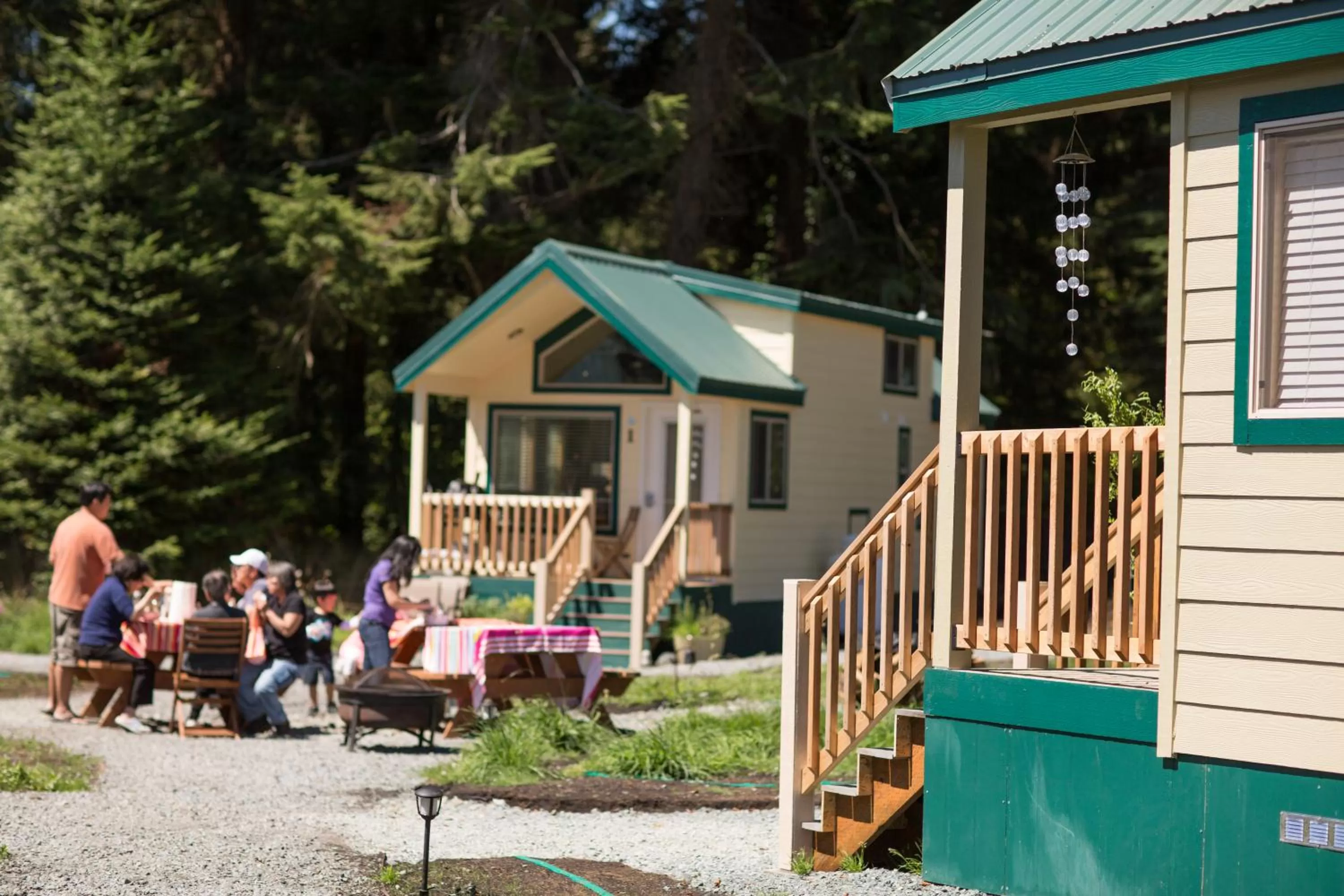 BBQ facilities, Patio/Outdoor Area in Sheltered Nook On Tillamook Bay
