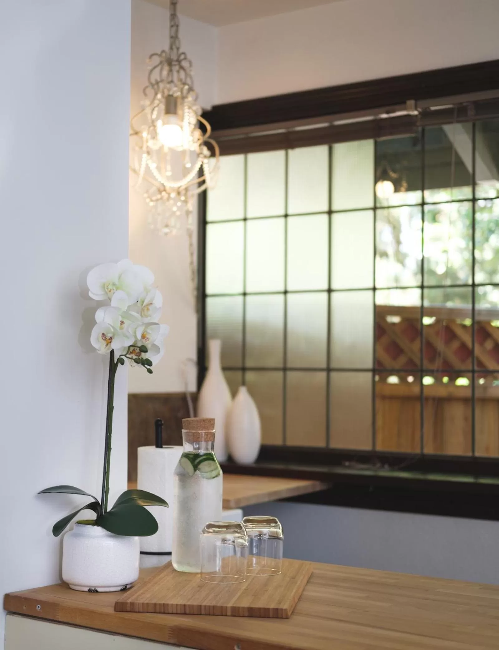 Kitchen or kitchenette in Bramblebank Cottages