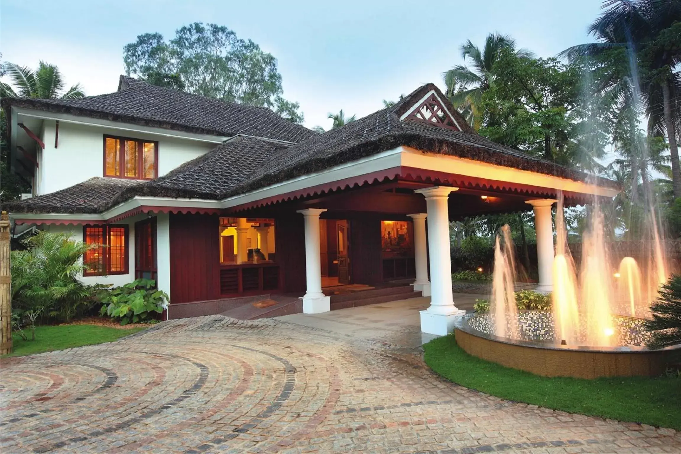 Facade/entrance, Property Building in Fragrant Nature Backwater Resort & Ayurveda Spa Kollam