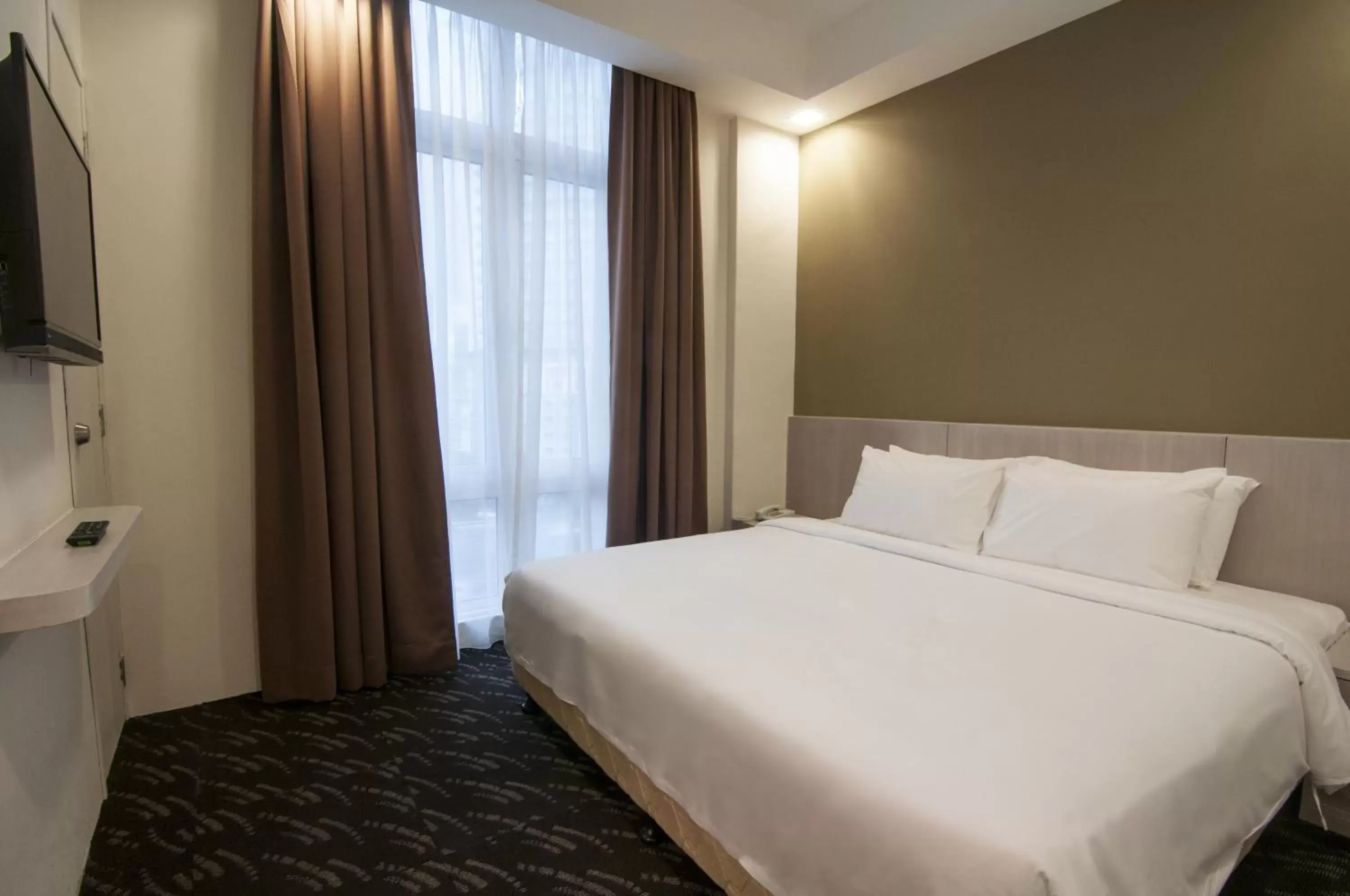 Bed in Scott Hotel KL Sentral