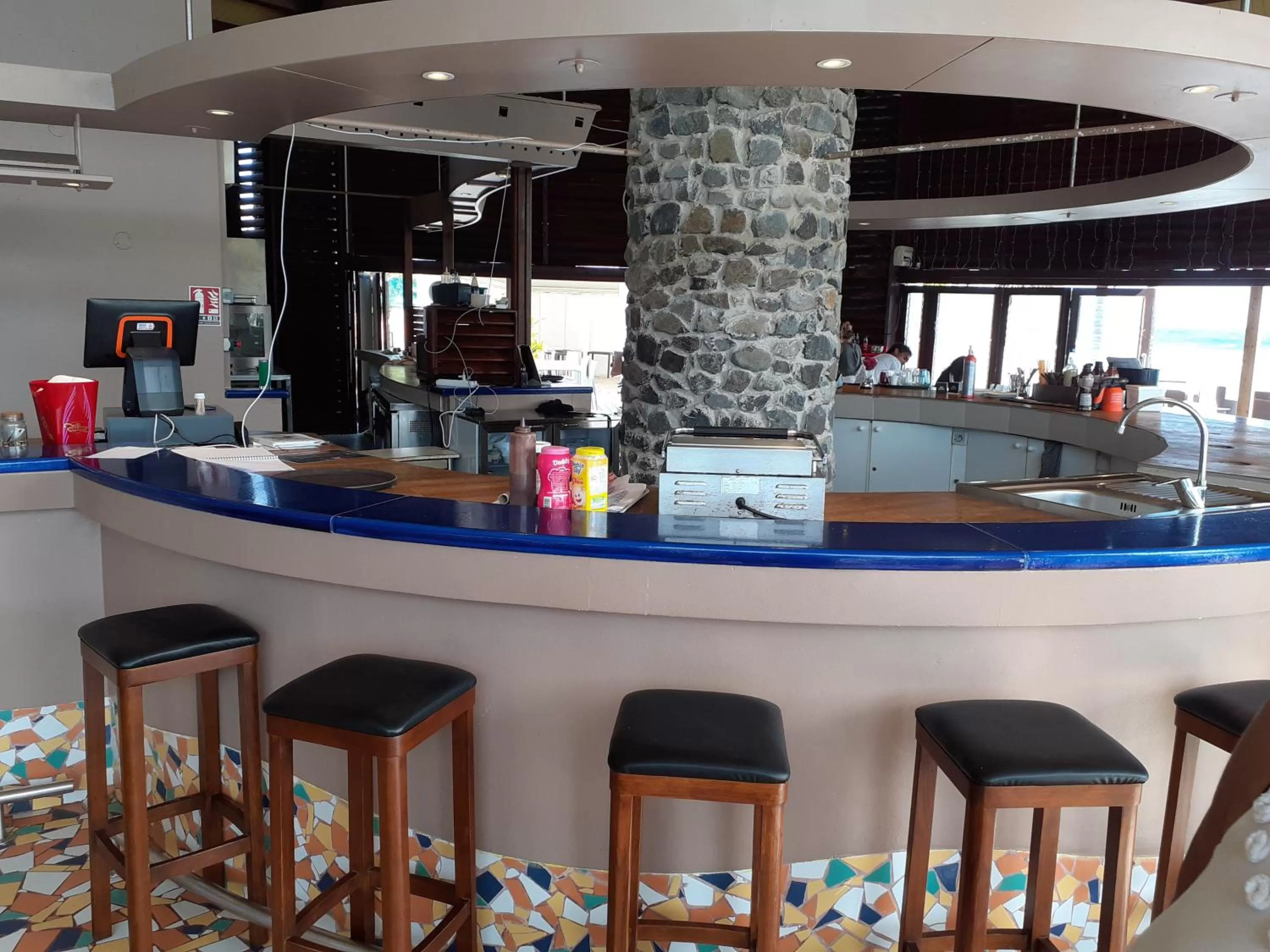 Lounge or bar in Le Studio les Tropiques au Village MANGANAO