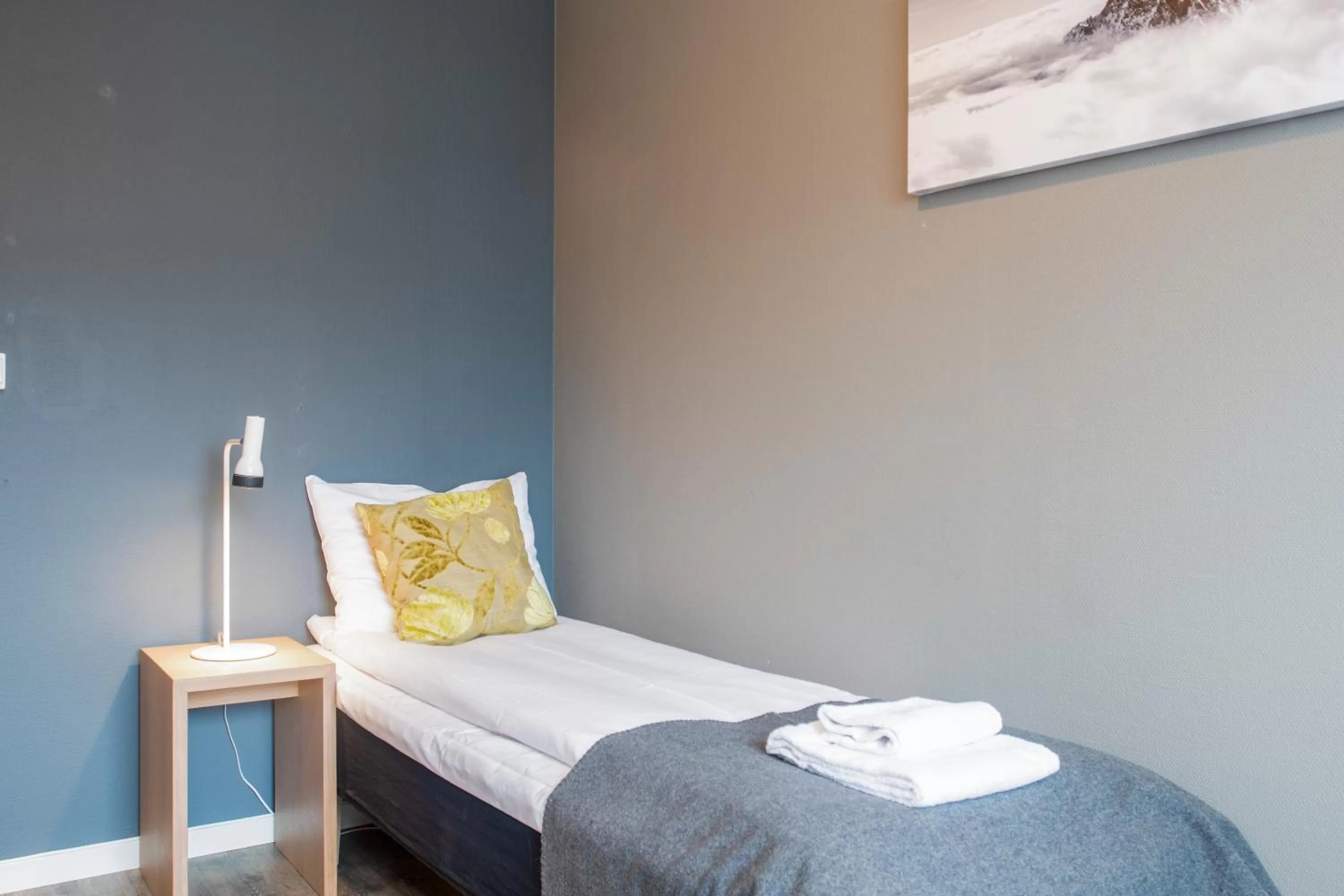 Bed in Fast Hotel Svolvær